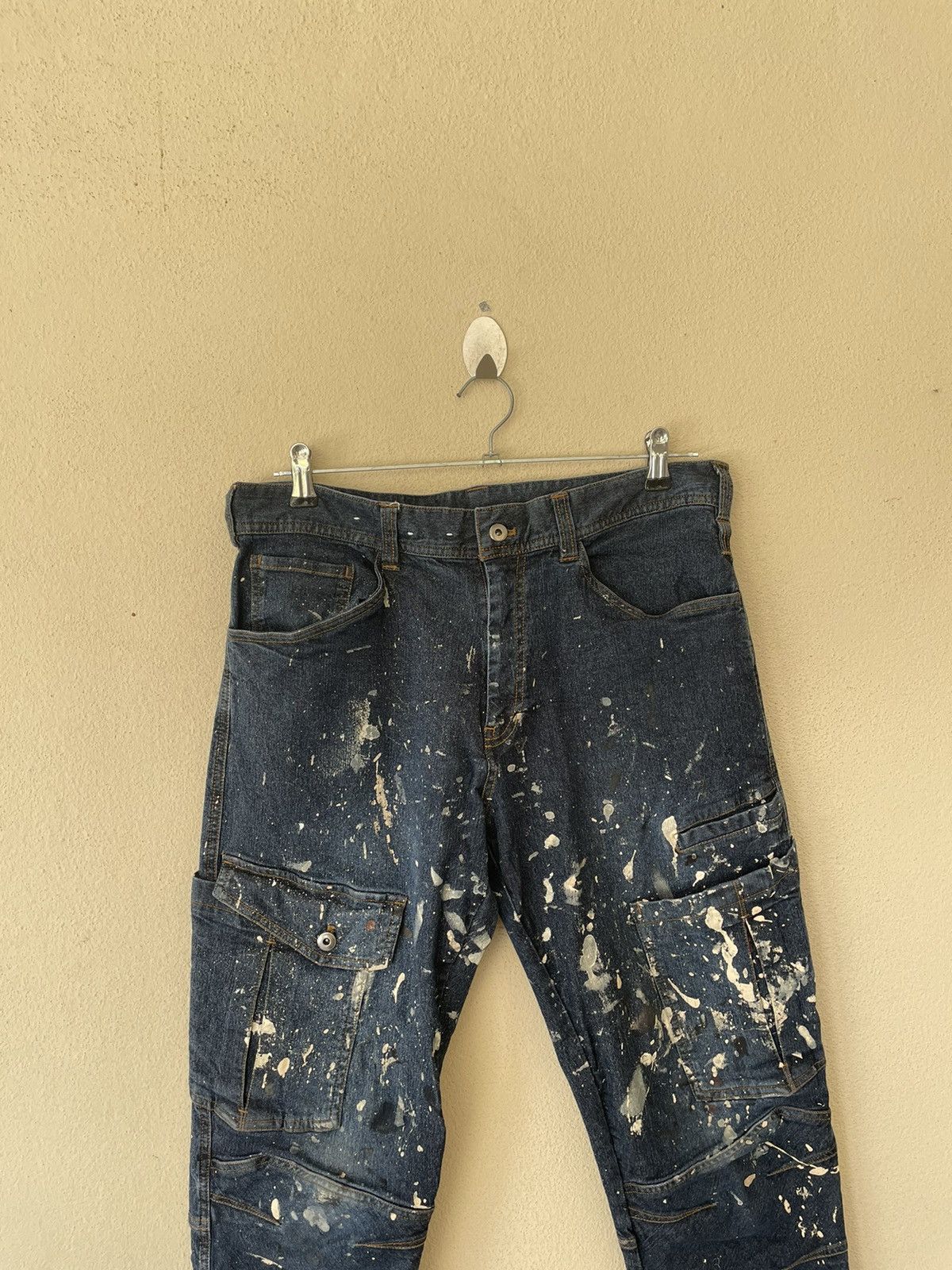 Japanese Brand JAPANESE SPLASH PAINTED DENIM Size US 32 / EU 48 - 2 Thumbnail