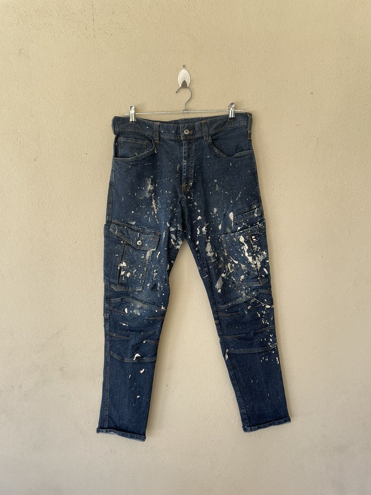 Japanese Brand JAPANESE SPLASH PAINTED DENIM Size US 32 / EU 48 - 1 Thumbnail