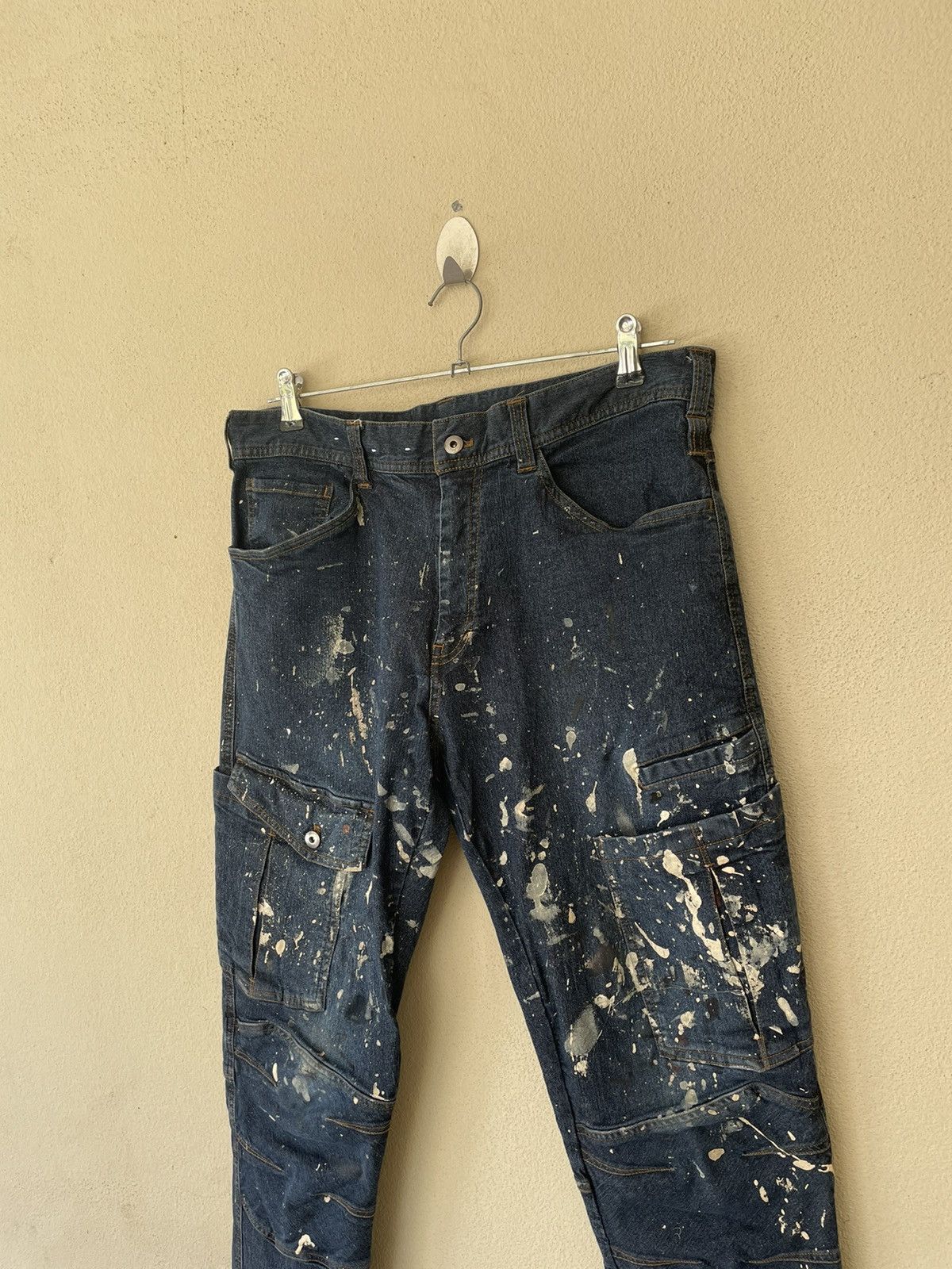Japanese Brand JAPANESE SPLASH PAINTED DENIM Size US 32 / EU 48 - 3 Thumbnail