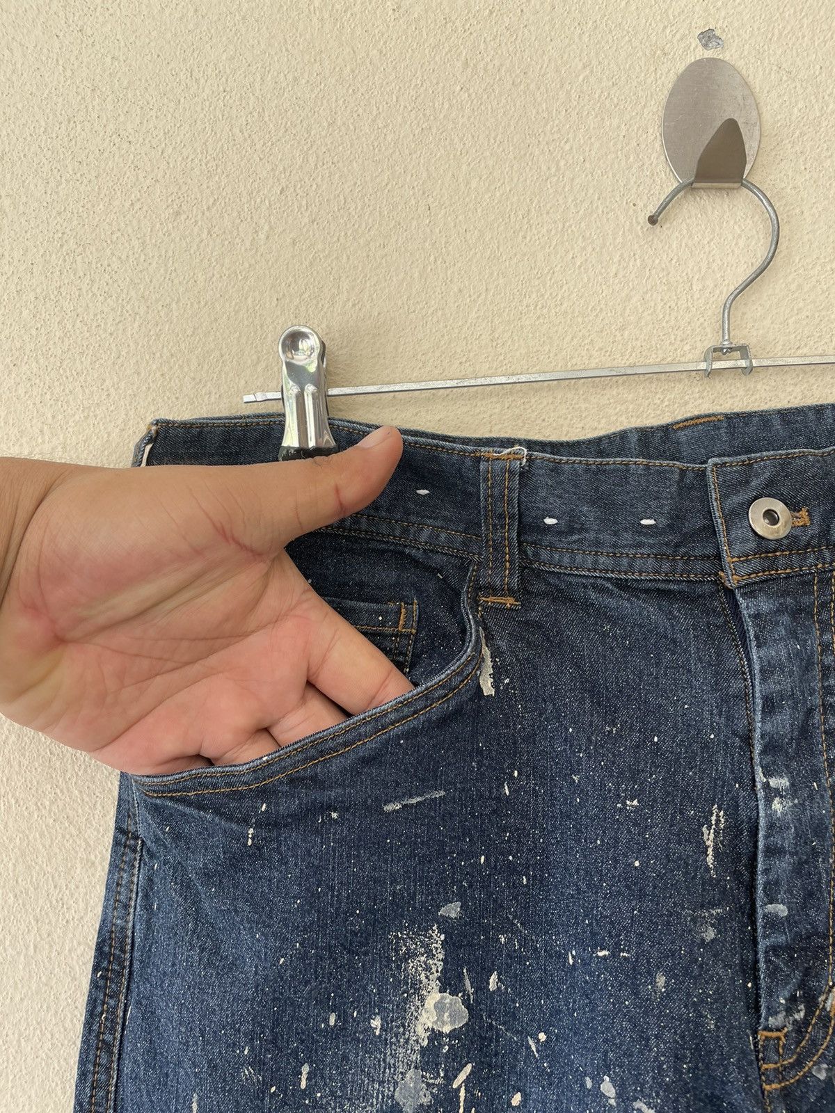 Japanese Brand JAPANESE SPLASH PAINTED DENIM Size US 32 / EU 48 - 7 Thumbnail