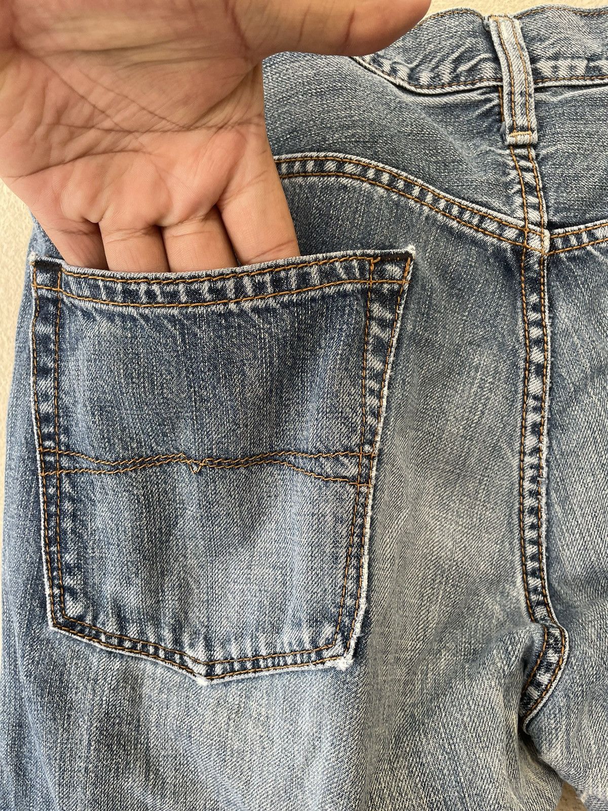 Japanese Brand CRACK EVO RIPPED DENIM Size US 36 / EU 52 - 8 Thumbnail