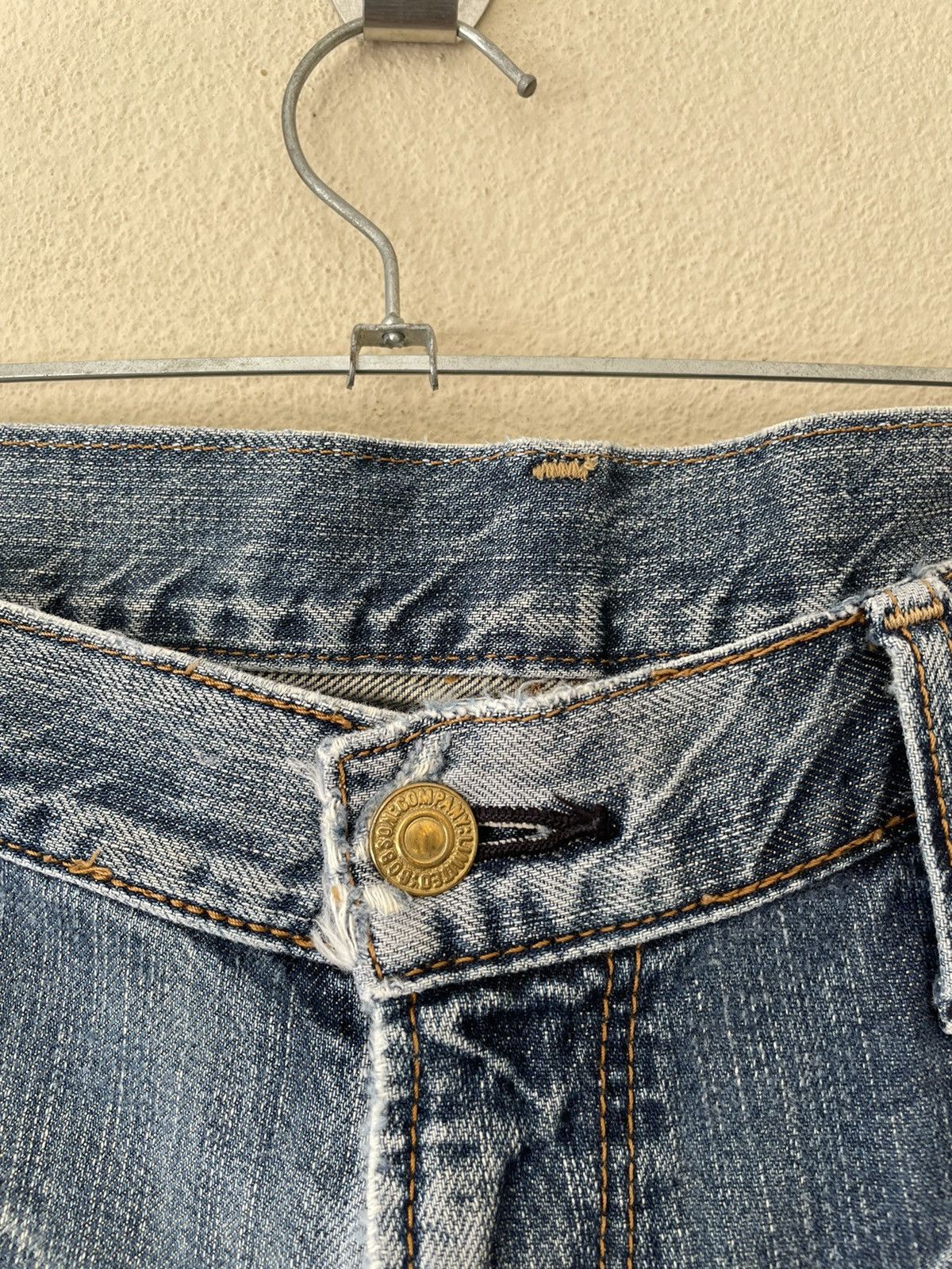 Japanese Brand CRACK EVO RIPPED DENIM Size US 36 / EU 52 - 6 Thumbnail