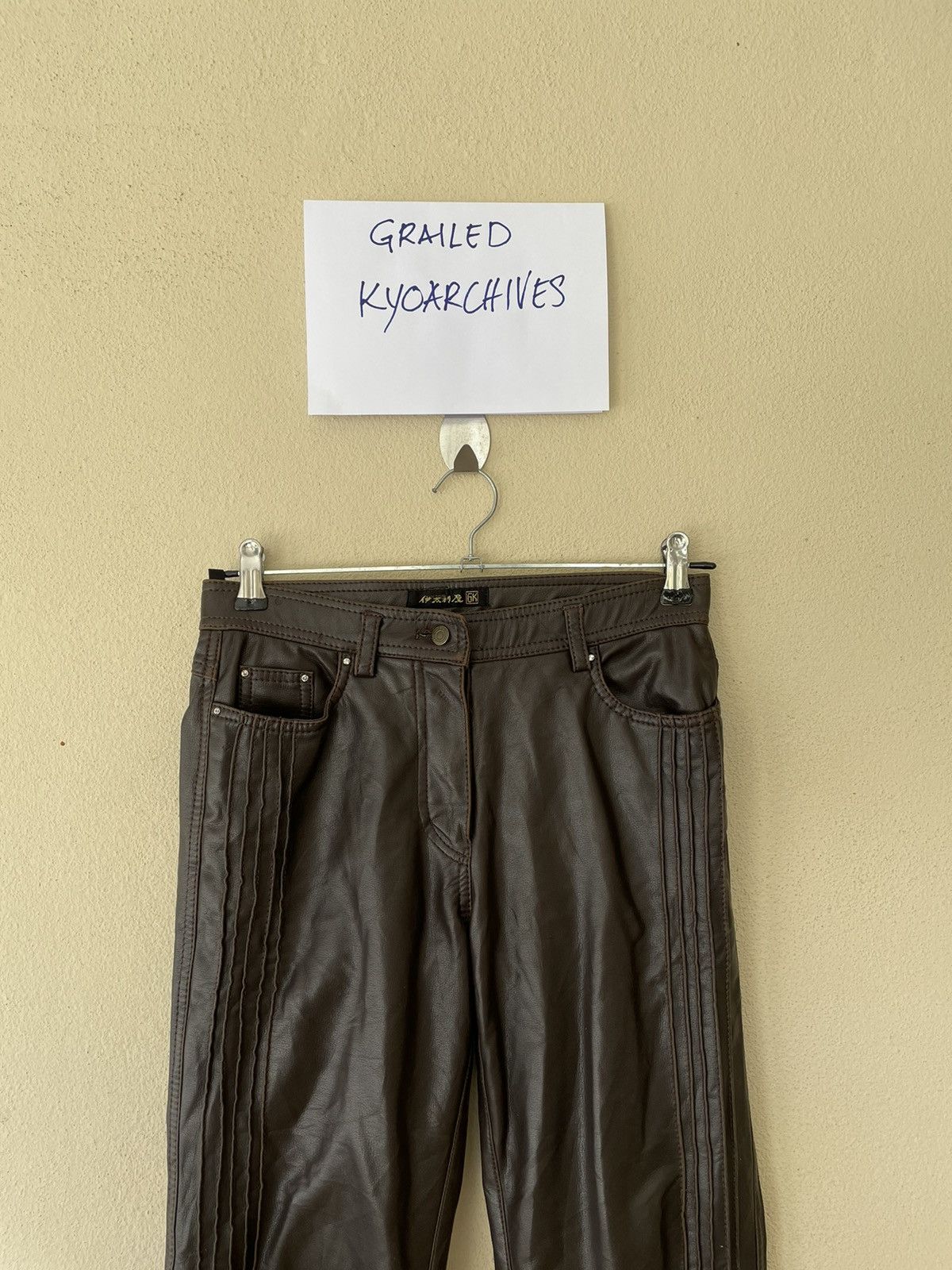 Genuine Leather × Seditionaries VINTAGE LEATHER ROCKERS PANT Size US 29 - 5 Thumbnail