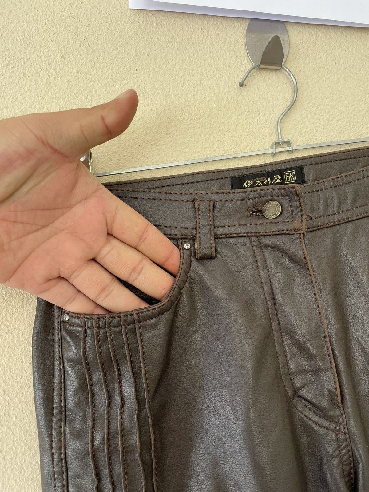 Genuine Leather × Seditionaries VINTAGE LEATHER ROCKERS PANT Size US 29 - 7 Thumbnail