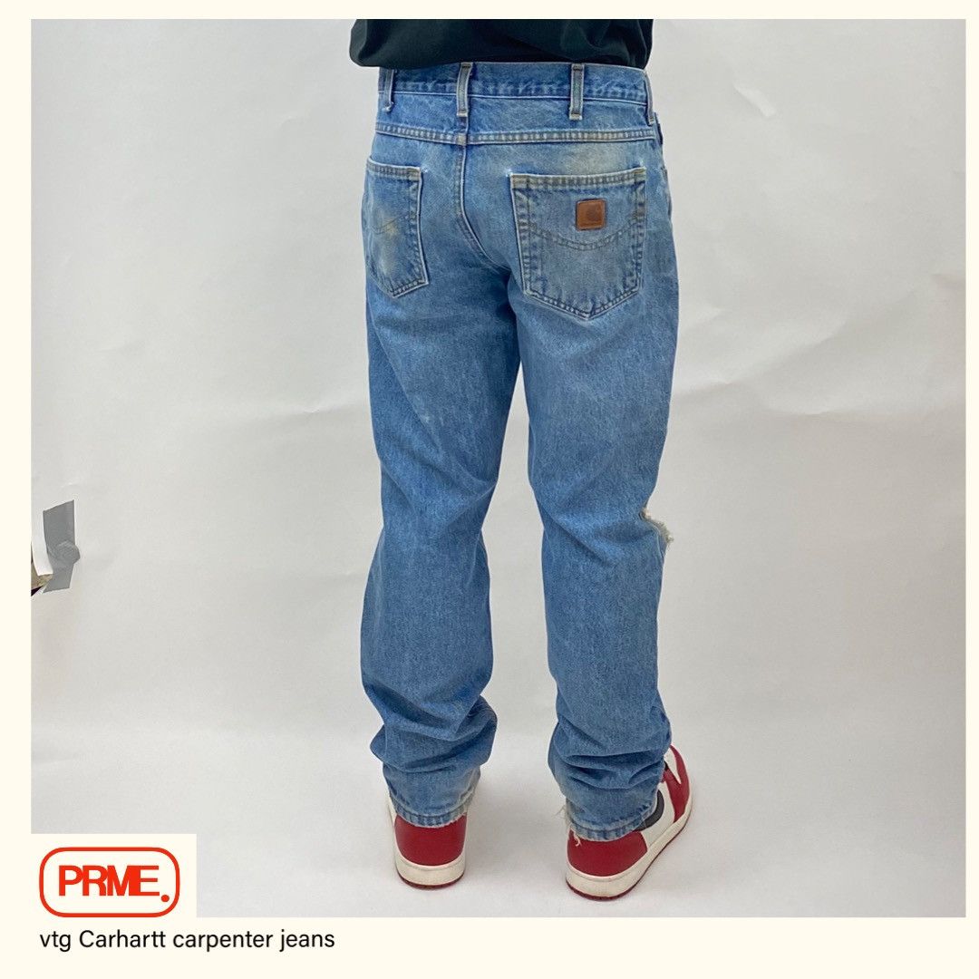 Carhartt vintage Y2K CARHARTT Distressed Denim jeans Size US 33 - 5 Thumbnail