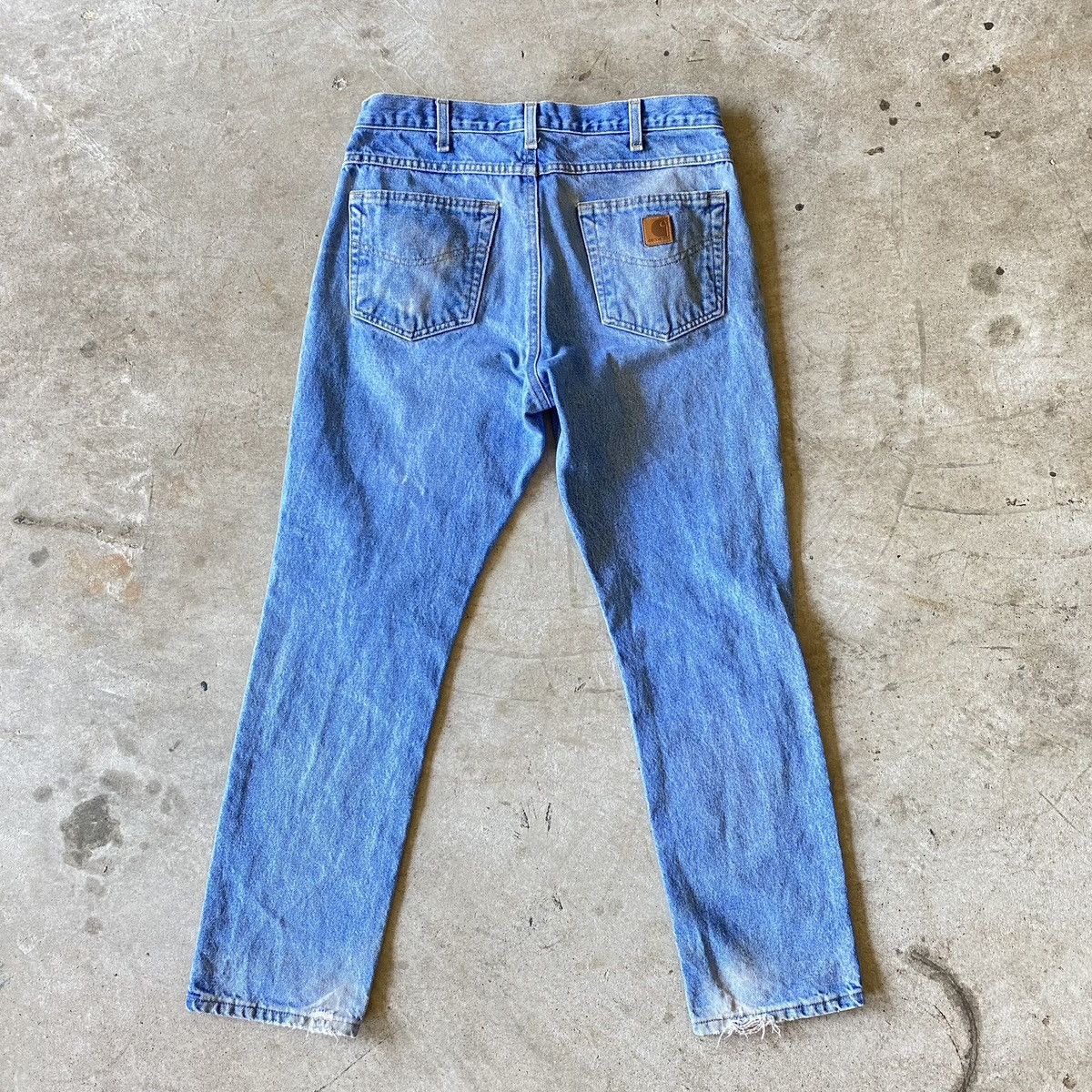 Carhartt vintage Y2K CARHARTT Distressed Denim jeans Size US 33 - 6 Thumbnail