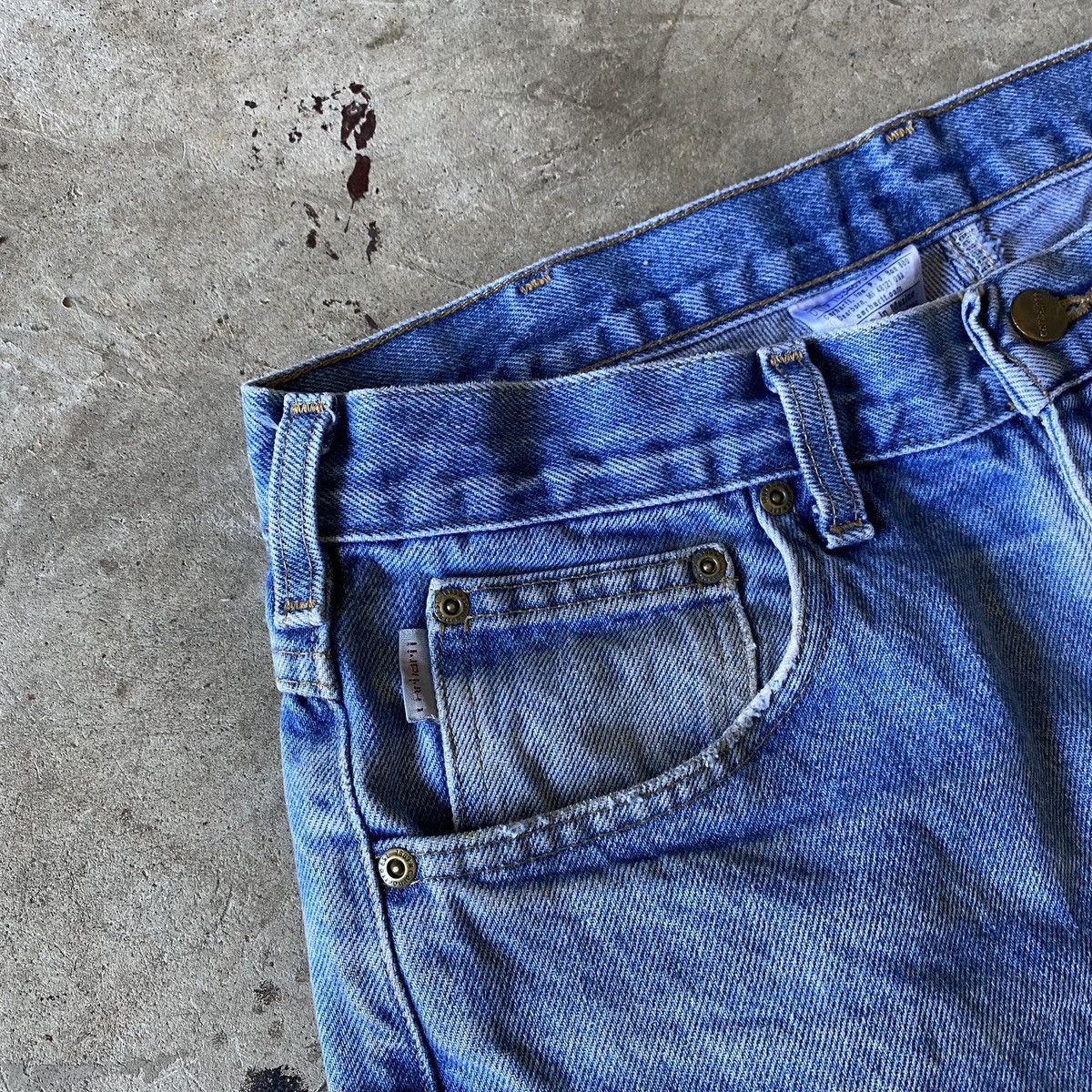 Carhartt vintage Y2K CARHARTT Distressed Denim jeans Size US 33 - 10 Thumbnail