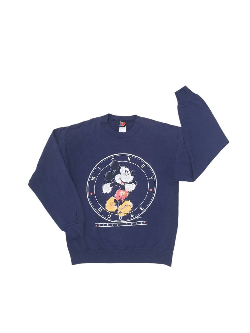 Disney Vintage Mickey Mouse Big Logo Sweatshirt Size US M / EU 48-50 / 2 - 1 Thumbnail