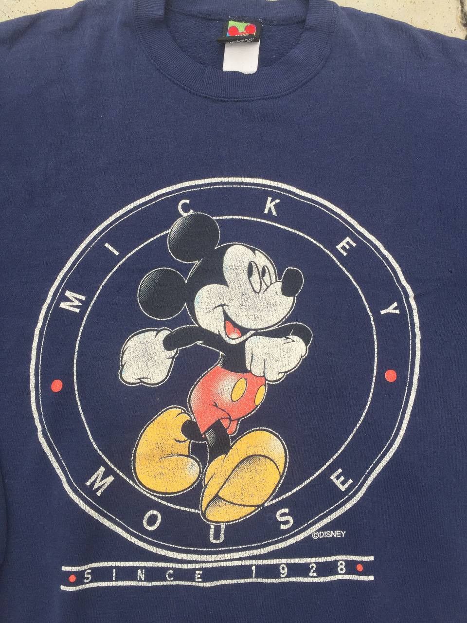 Disney Vintage Mickey Mouse Big Logo Sweatshirt Size US M / EU 48-50 / 2 - 3 Thumbnail