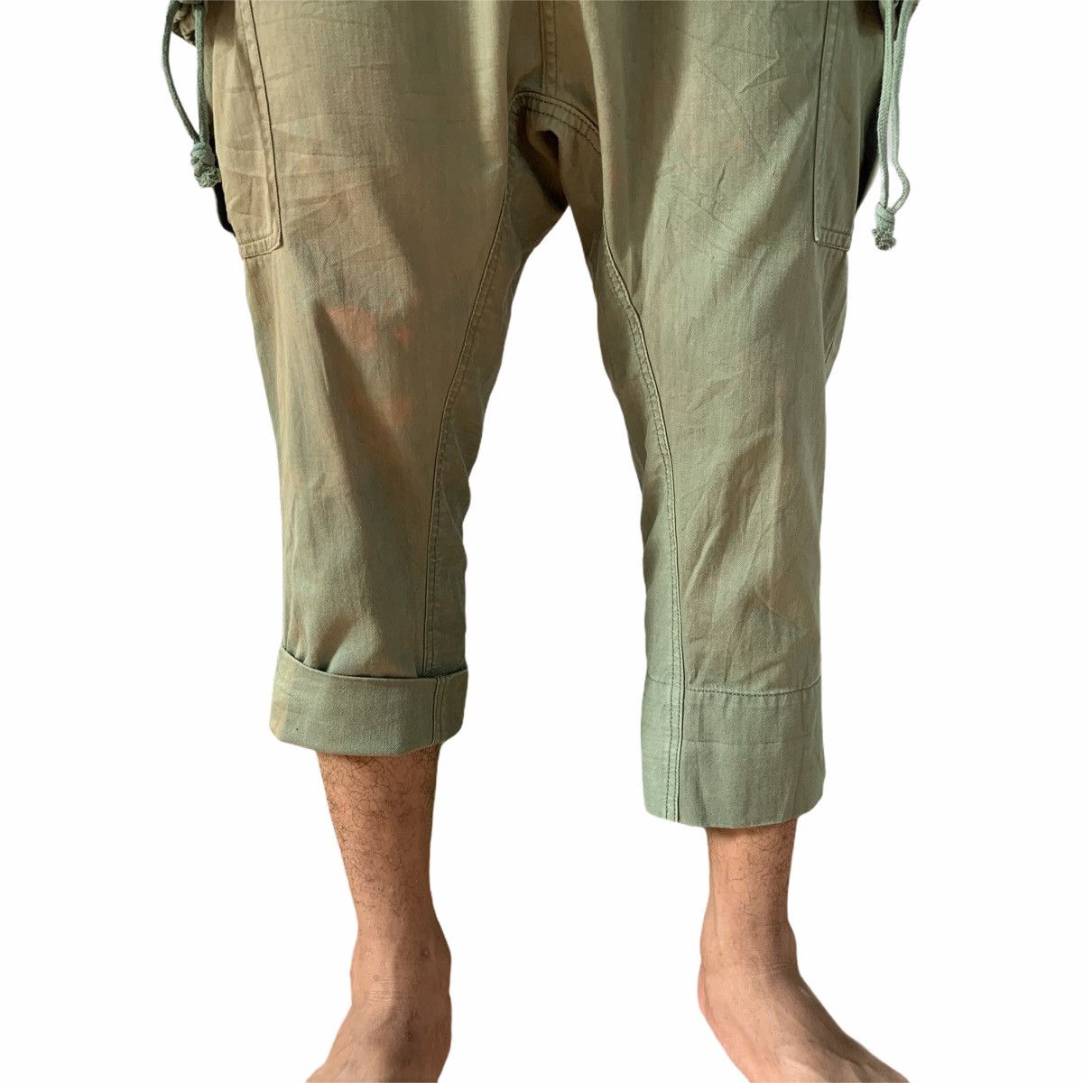 Issey Miyake Issey Miyake Ne.Net Dropcrotch Cropped Cargo Pant Size US 29 - 8 Thumbnail