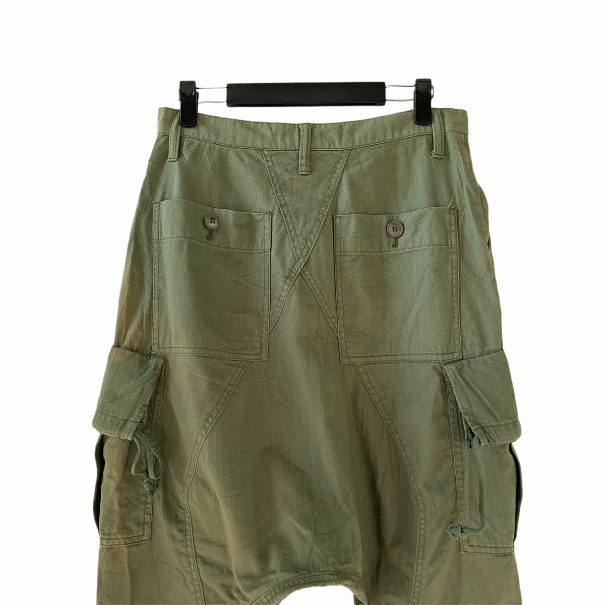 Issey Miyake Issey Miyake Ne.Net Dropcrotch Cropped Cargo Pant Size US 29 - 15 Thumbnail