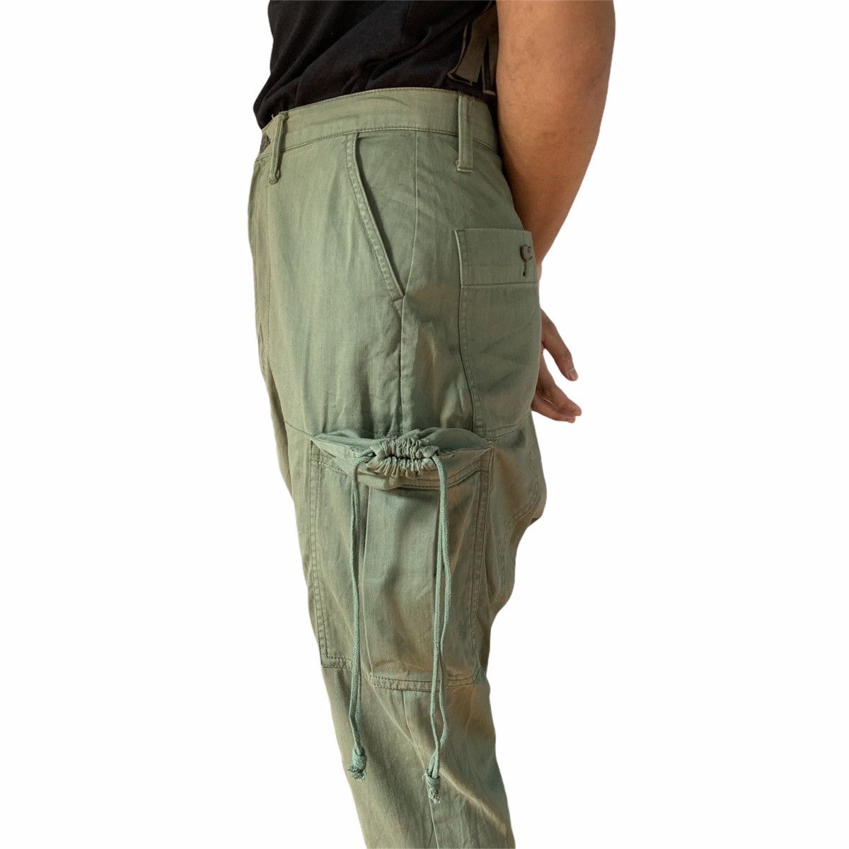 Issey Miyake Issey Miyake Ne.Net Dropcrotch Cropped Cargo Pant Size US 29 - 7 Thumbnail