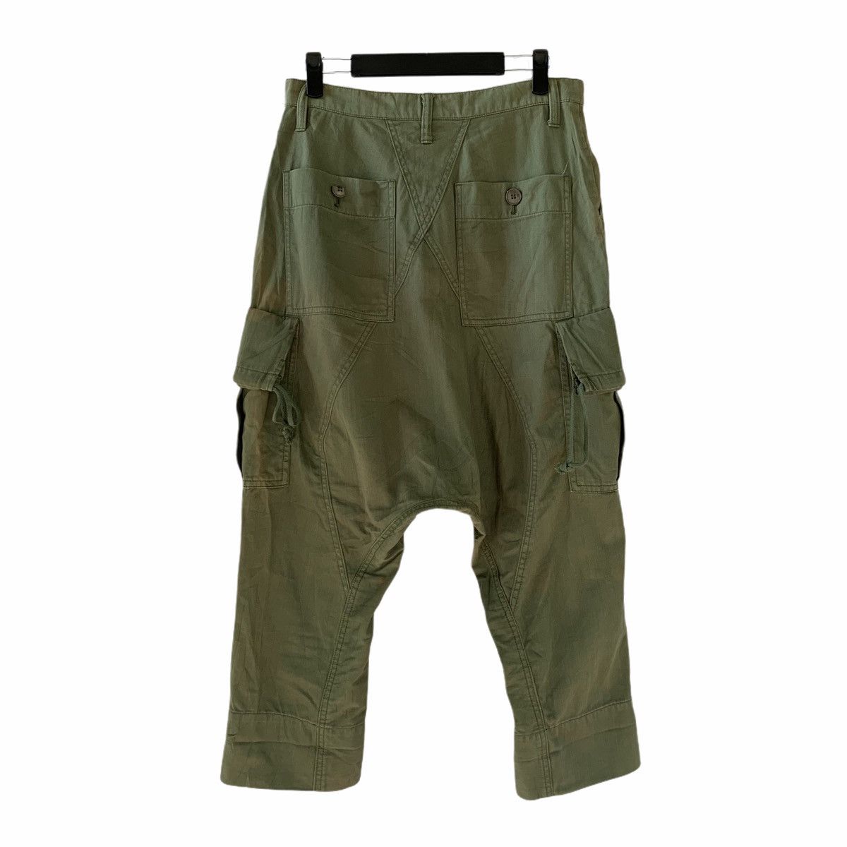 Issey Miyake Issey Miyake Ne.Net Dropcrotch Cropped Cargo Pant Size US 29 - 2 Thumbnail