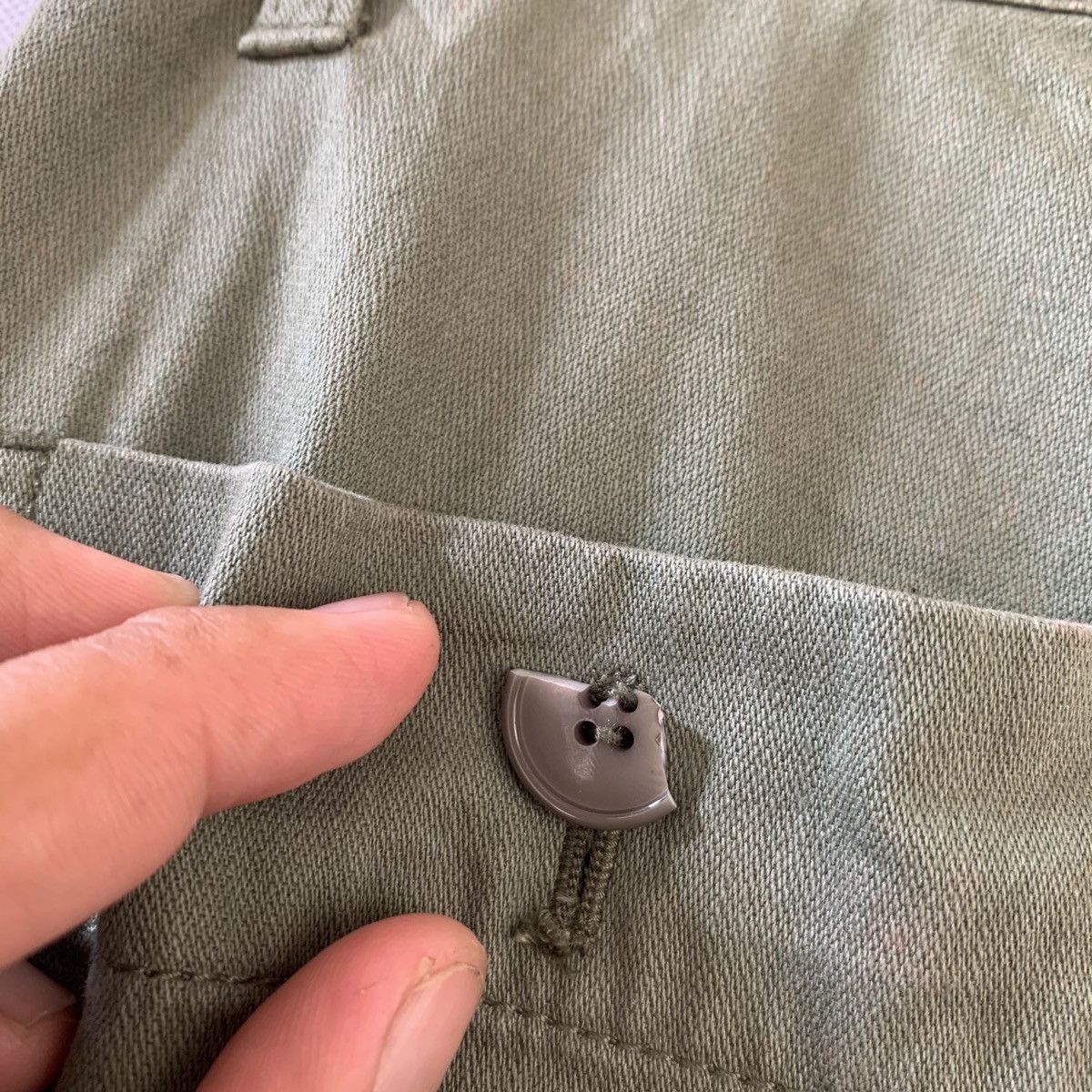 Issey Miyake Issey Miyake Ne.Net Dropcrotch Cropped Cargo Pant Size US 29 - 17 Thumbnail