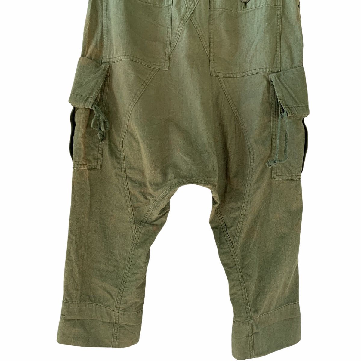 Issey Miyake Issey Miyake Ne.Net Dropcrotch Cropped Cargo Pant Size US 29 - 16 Thumbnail