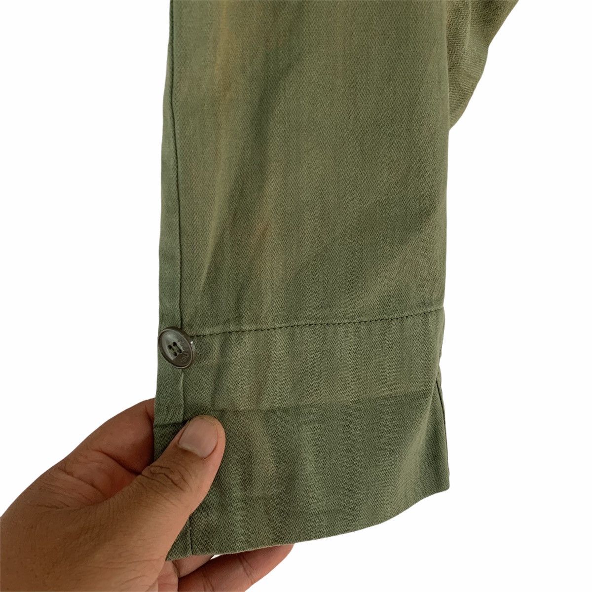 Issey Miyake Issey Miyake Ne.Net Dropcrotch Cropped Cargo Pant Size US 29 - 11 Thumbnail