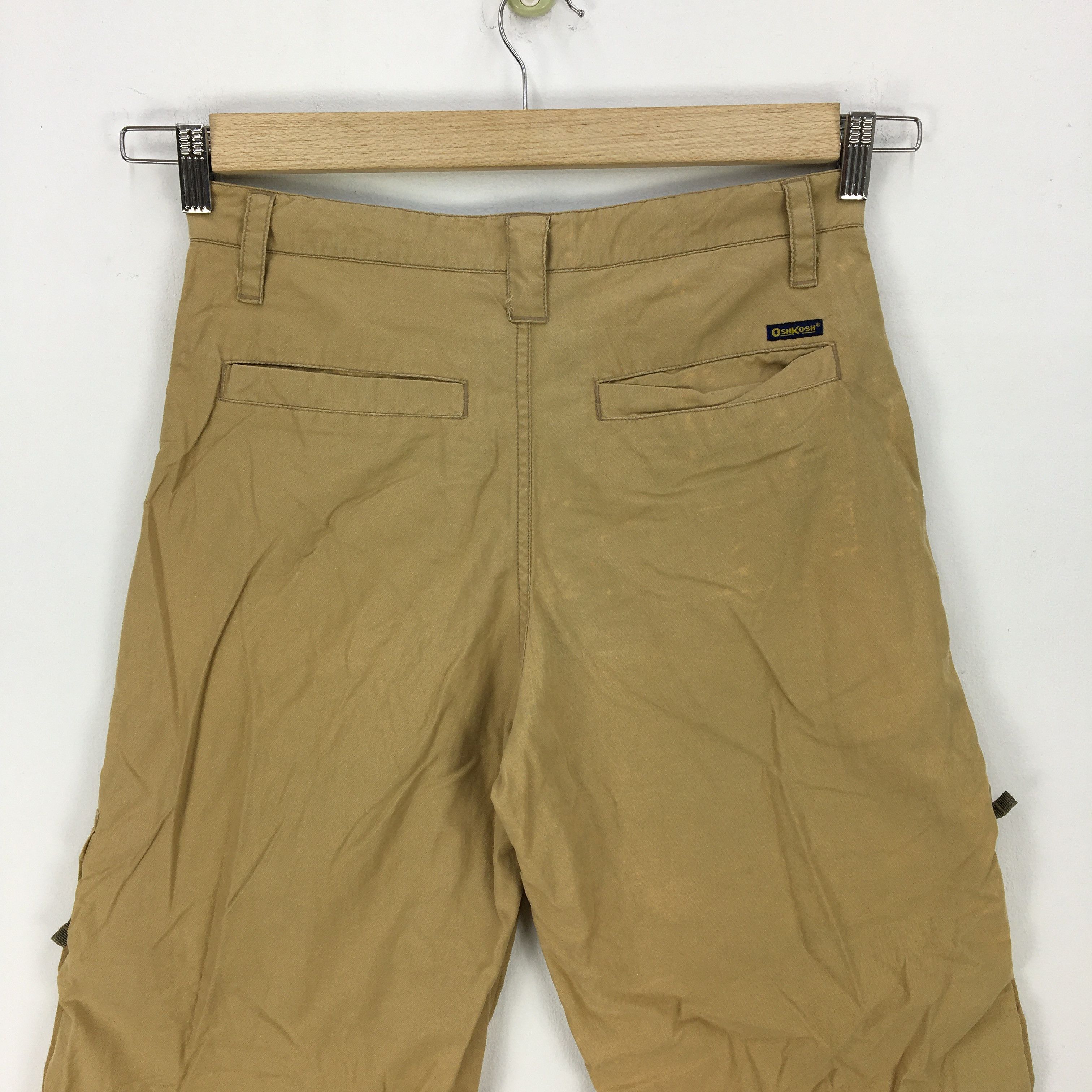 Oshkosh × Vintage Oshkosh Cargo Pants Multi Pocket Parachute Zipper Trousers Size US 30 / EU 46 - 5 Thumbnail