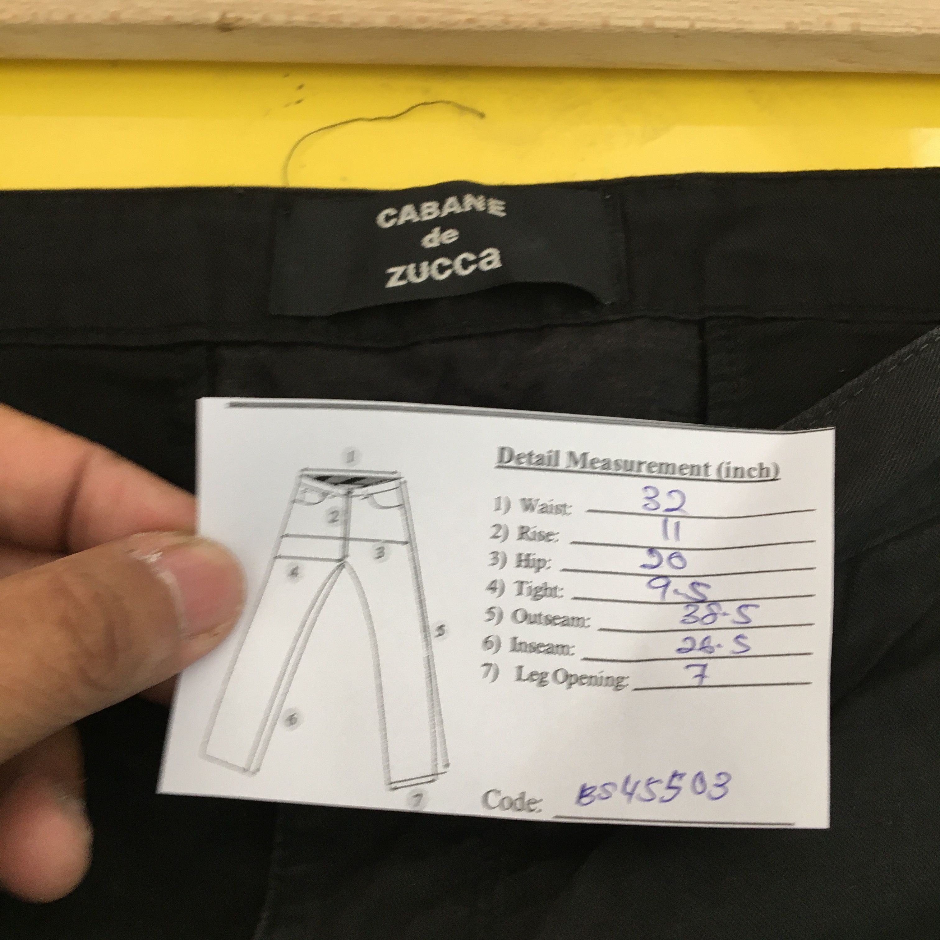 CABANE de ZUCCa × Vintage Cabane de Zucca Trousers Cabane de Zucca Pants Size US 32 / EU 48 - 10 Thumbnail