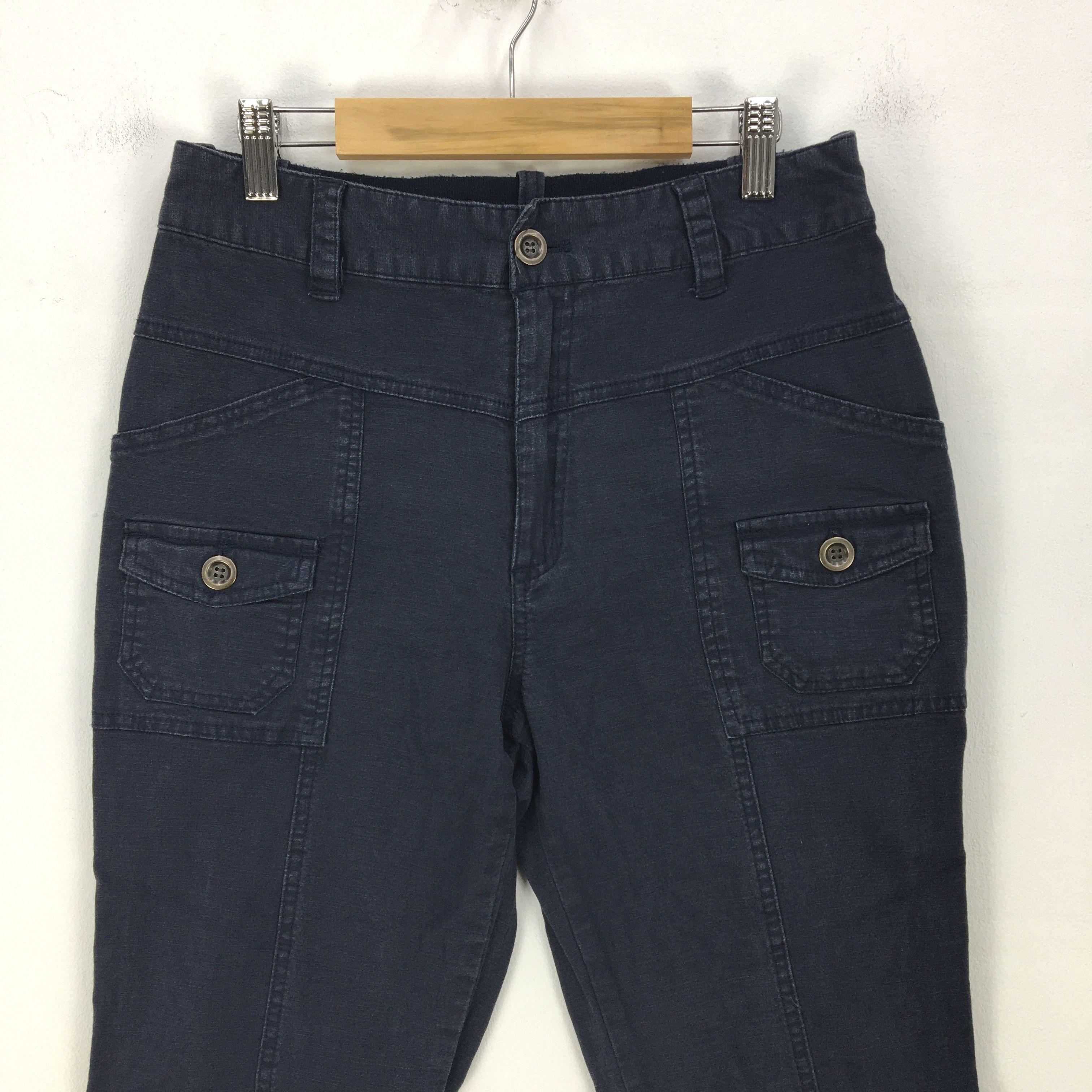 Japanese Brand × Vintage Japanese Cargo Pants Multi Pocket Tactical Military Trousers Size US 30 / EU 46 - 4 Thumbnail