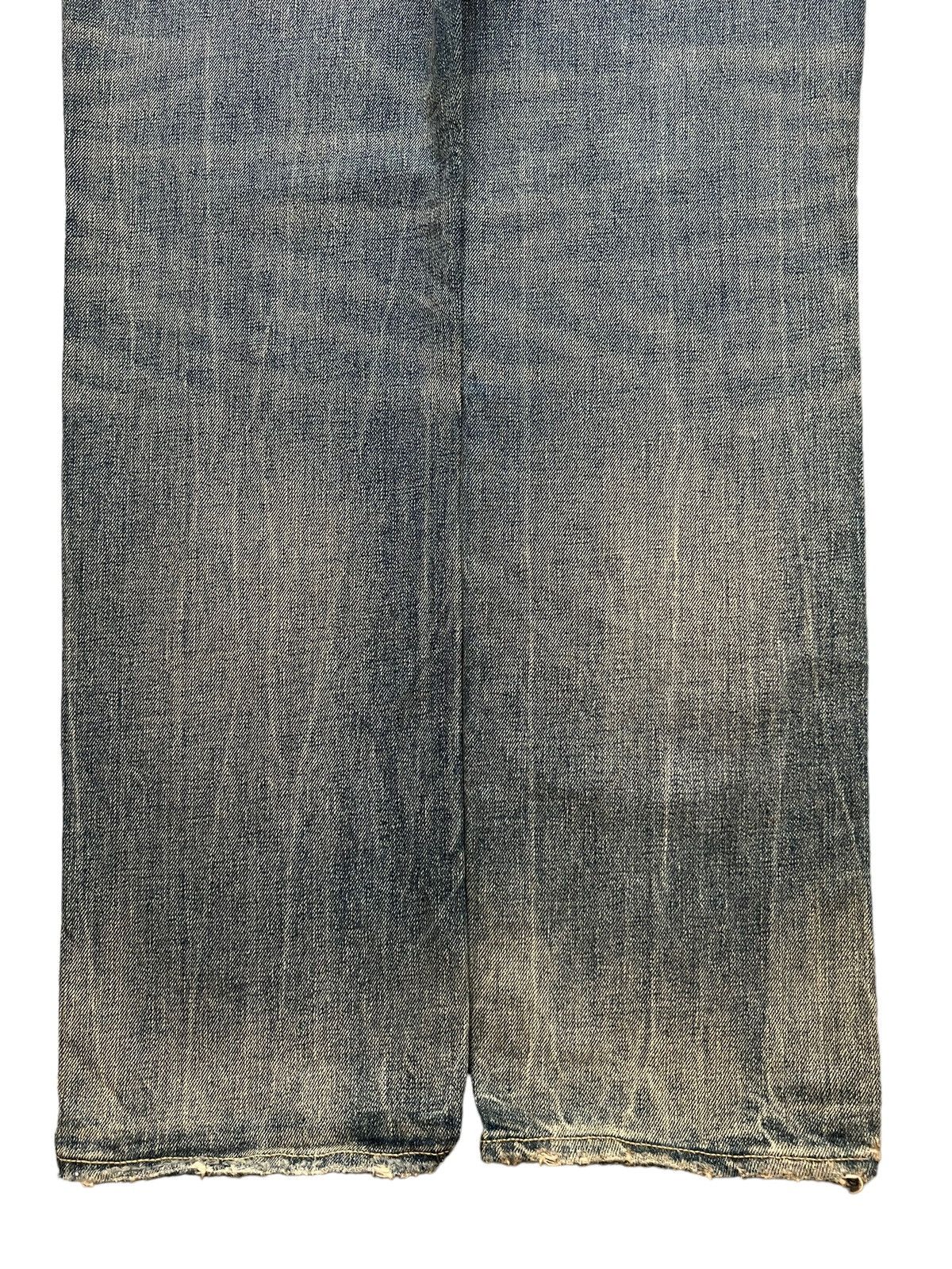 Beauty Beast × Japanese Brand Gap Distressed Ripped Rusty Denim Jeans 32x30 Size US 32 / EU 48 - 6 Thumbnail
