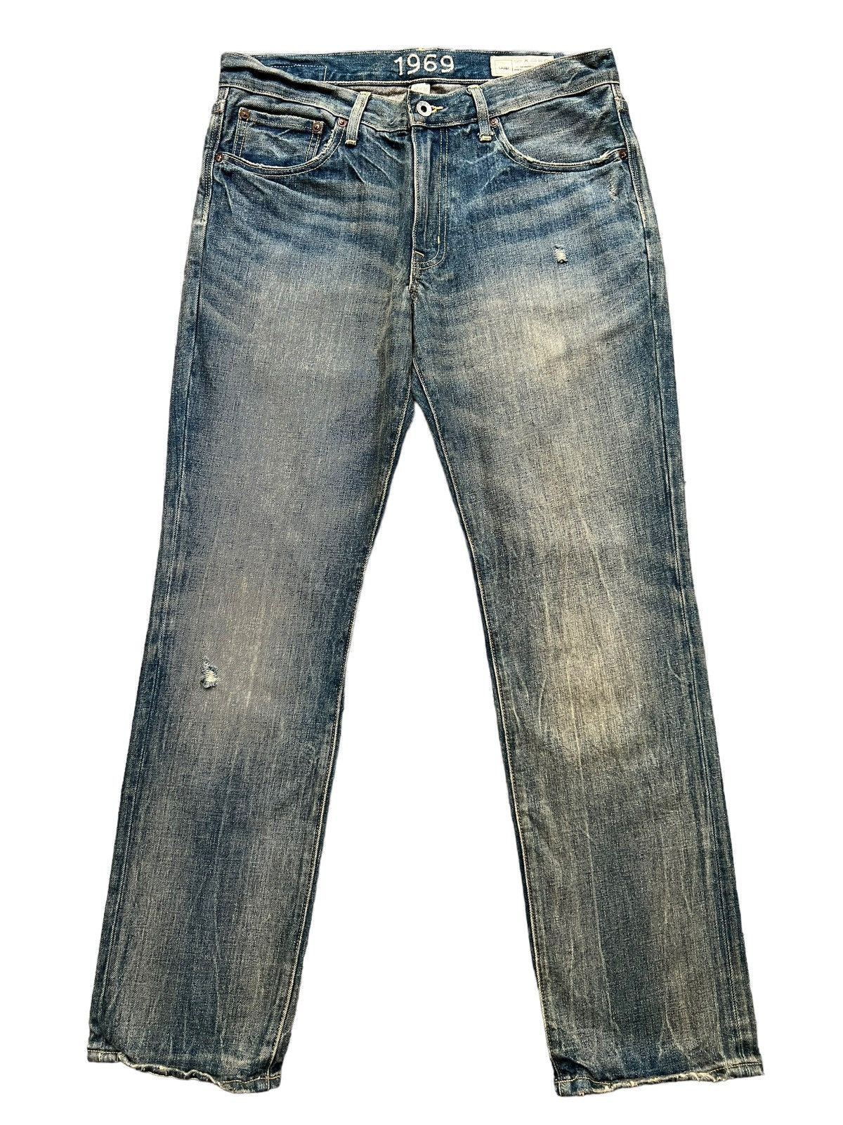 Beauty Beast × Japanese Brand × Streetwear Gap Distressed Ripped  