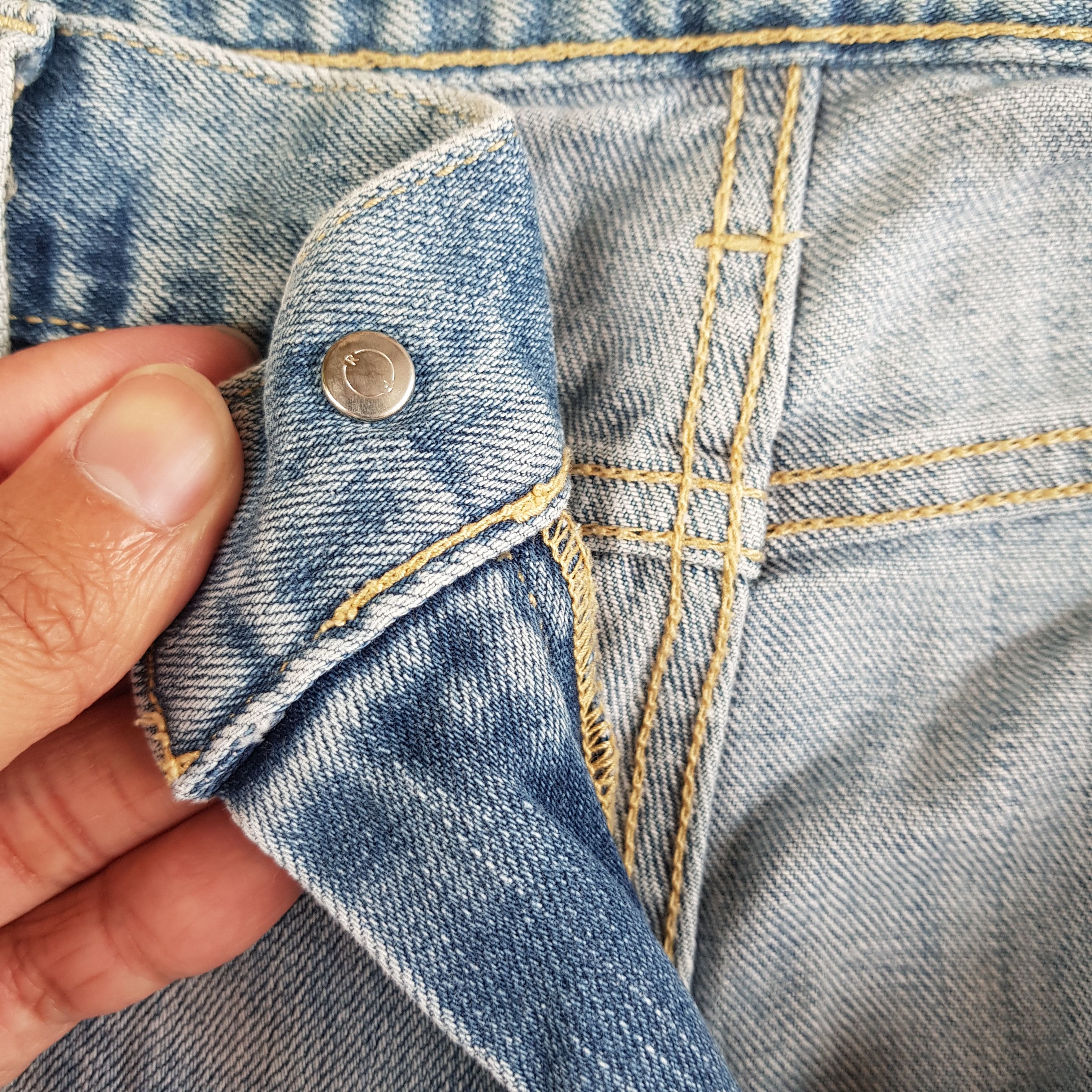 Japanese Brand Japanese Selvedge Distressed Denim Redline Jeans Pants Size US 34 / EU 50 - 9 Thumbnail