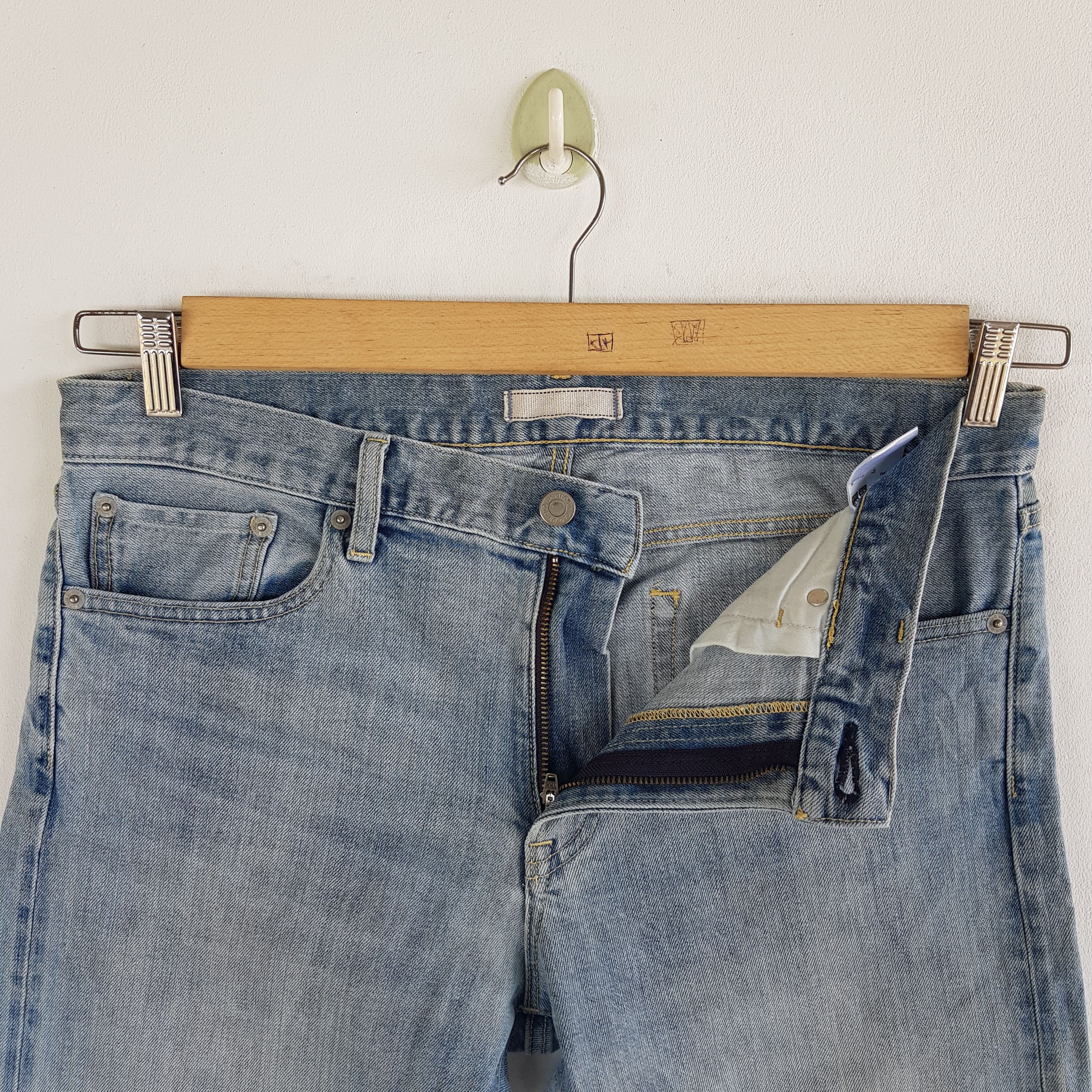 Japanese Brand Japanese Selvedge Distressed Denim Redline Jeans Pants Size US 34 / EU 50 - 8 Thumbnail
