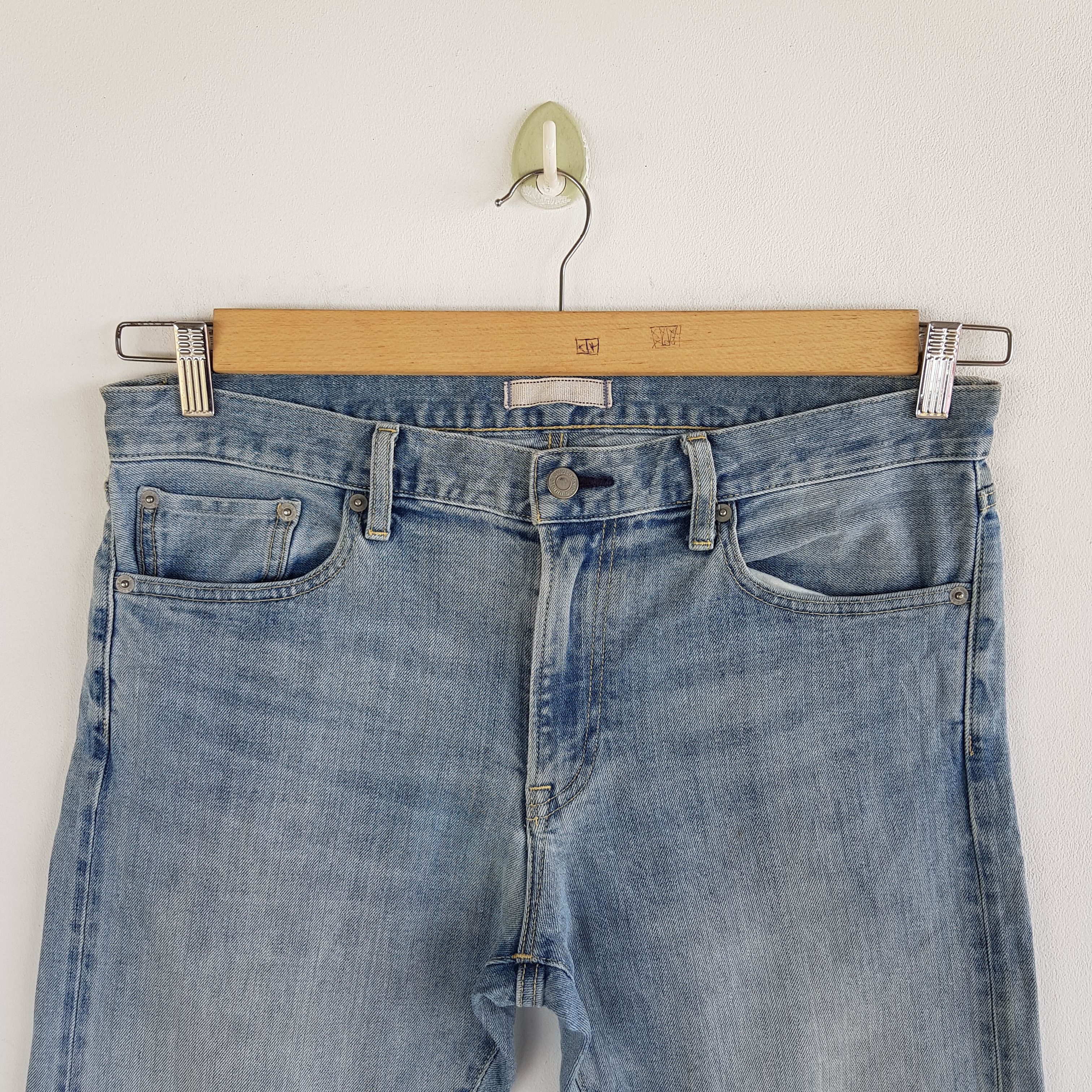 Japanese Brand Japanese Selvedge Distressed Denim Redline Jeans Pants Size US 34 / EU 50 - 3 Thumbnail