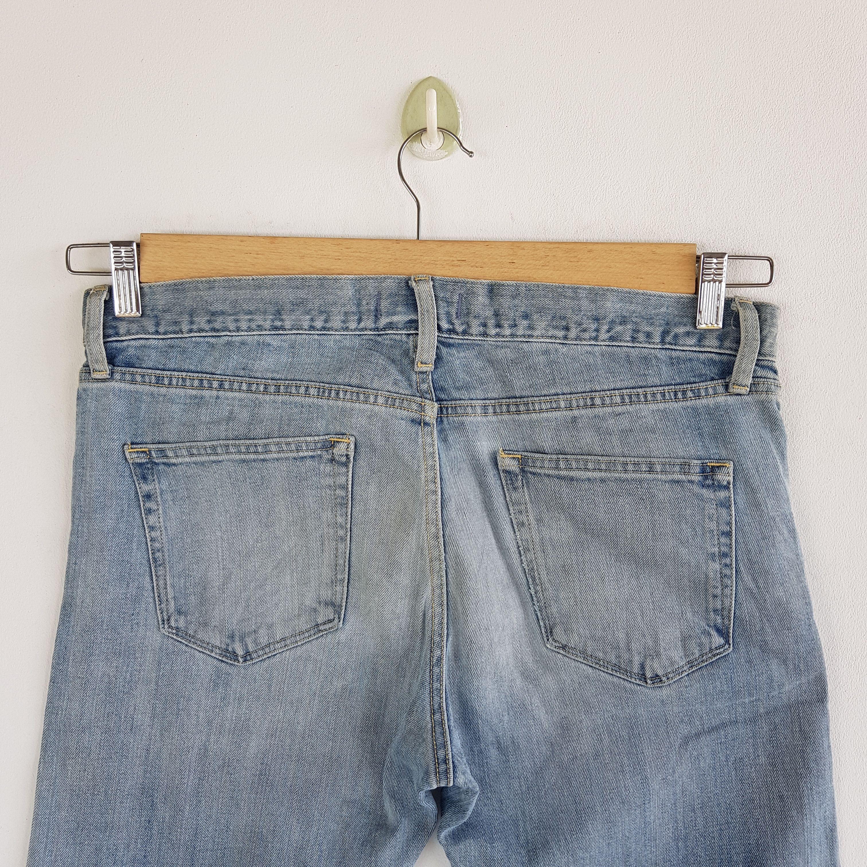 Japanese Brand Japanese Selvedge Distressed Denim Redline Jeans Pants Size US 34 / EU 50 - 5 Thumbnail