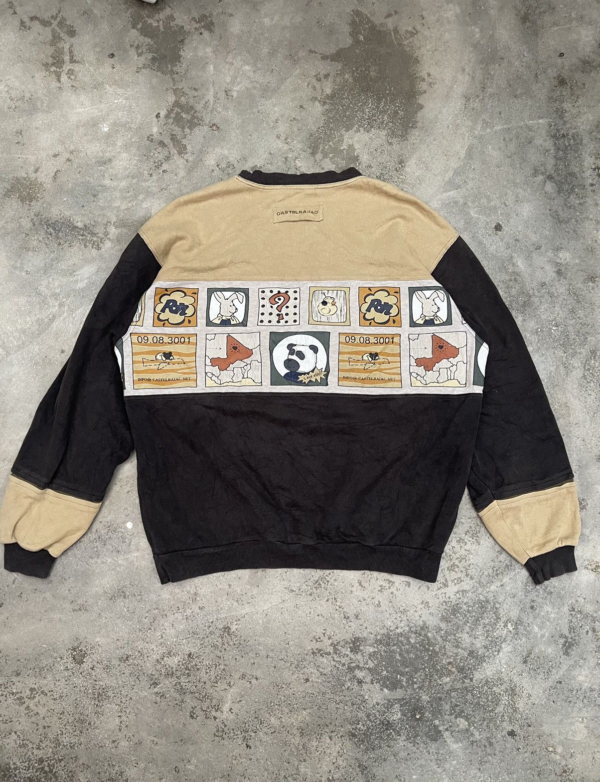 Jean Charles De Castelbajac Vintage Jean Charles de Castelbajac RAGLAN JUMPER Size US XXL / EU 58 / 5 - 3 Thumbnail