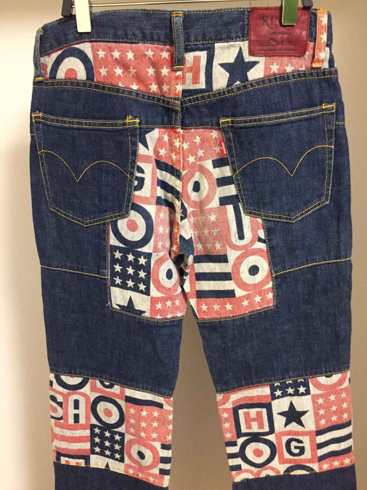 Hysteric Glamour OG Hysteric Glamour 🇺🇸 Patchwork Hagi Flare Denim Supreme Size US 29 - 3 Thumbnail