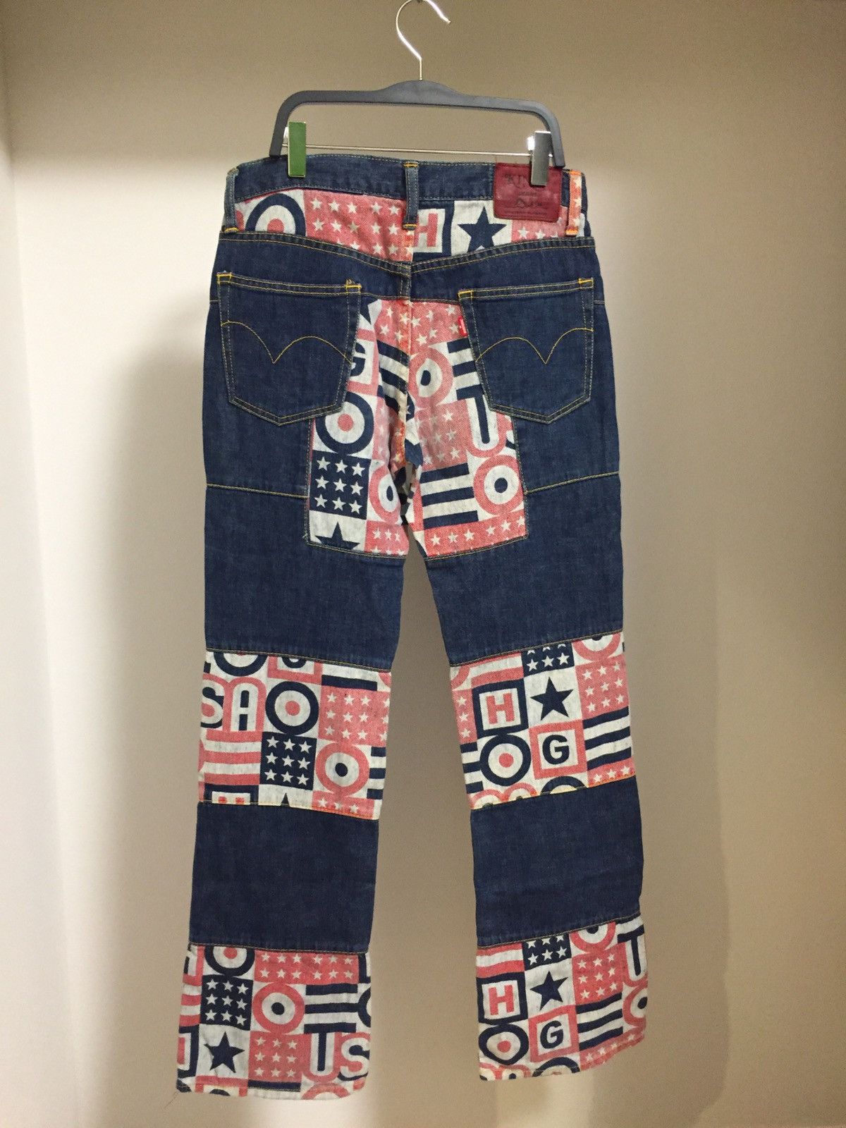 Hysteric Glamour OG Hysteric Glamour 🇺🇸 Patchwork Hagi Flare Denim Supreme Size US 29 - 2 Thumbnail