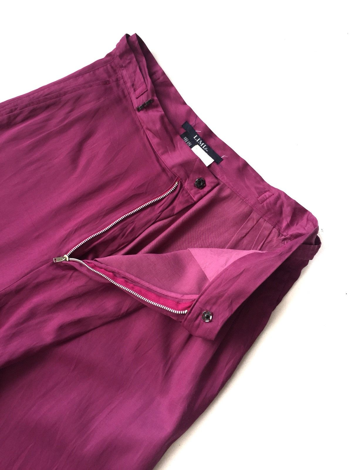 Limi Feu GRAIL🔥Yohji Yamamoto Limi Rayon Blend Fold 🎈Pants Size US 30 / EU 46 - 4 Thumbnail