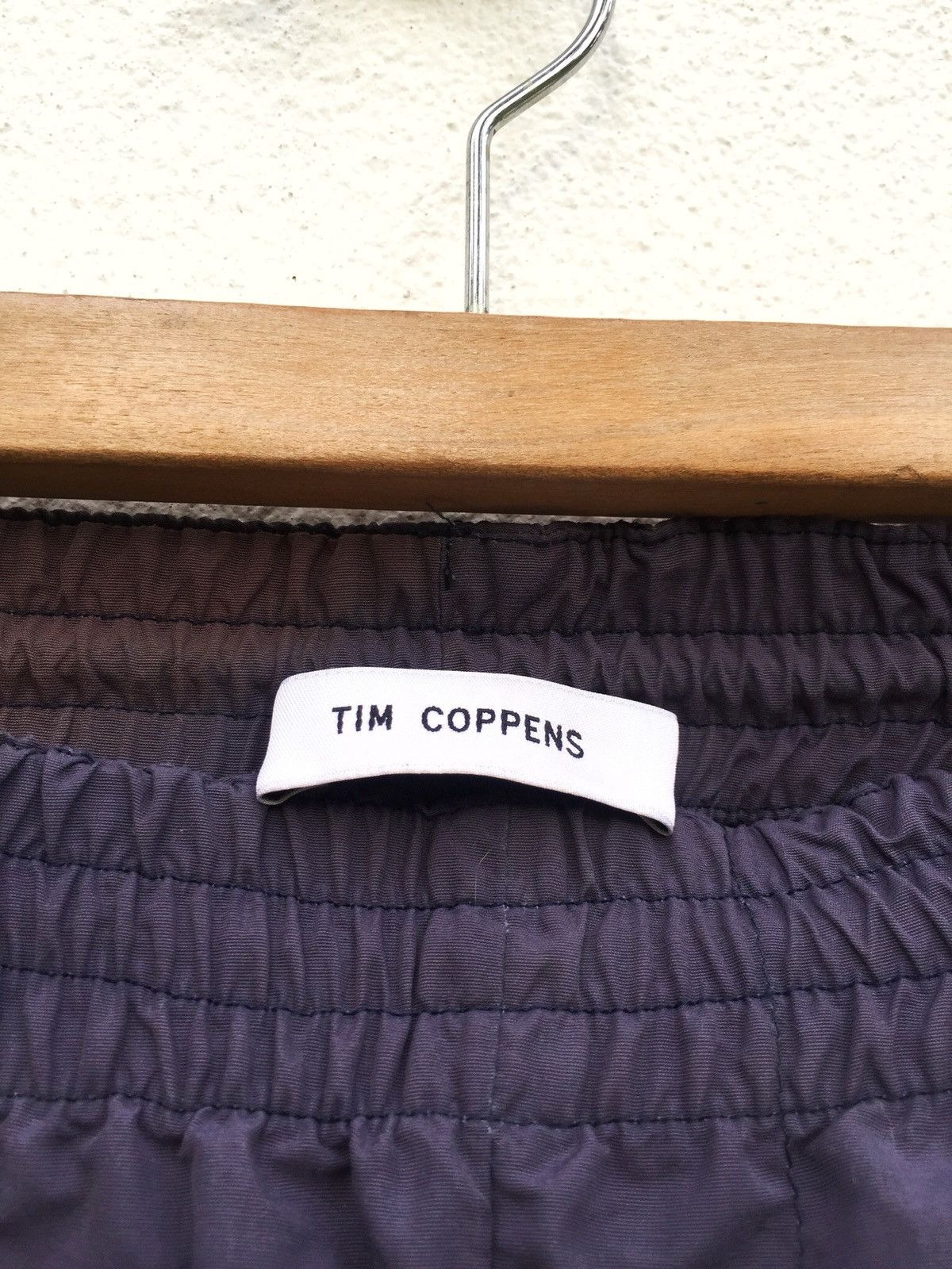 Tim Coppens DOPE🔥"Lux” Slim Leather Trimmed Nylon Jogger Pants Size US 32 / EU 48 - 11 Thumbnail