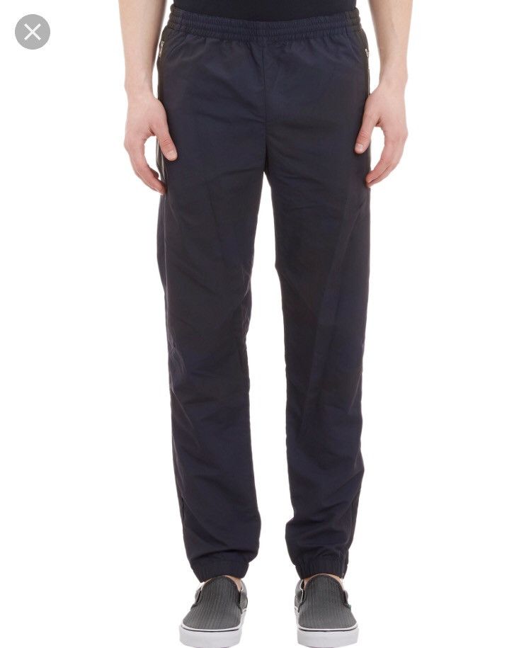 Tim Coppens DOPE🔥"Lux” Slim Leather Trimmed Nylon Jogger Pants Size US 32 / EU 48 - 13 Thumbnail