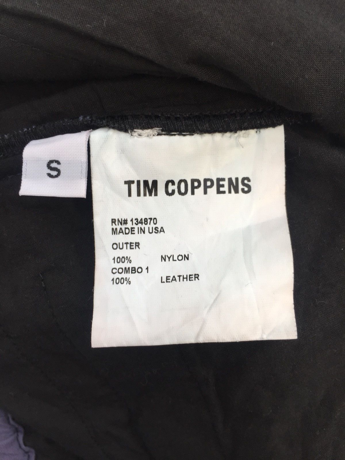 Tim Coppens DOPE🔥"Lux” Slim Leather Trimmed Nylon Jogger Pants Size US 32 / EU 48 - 12 Thumbnail
