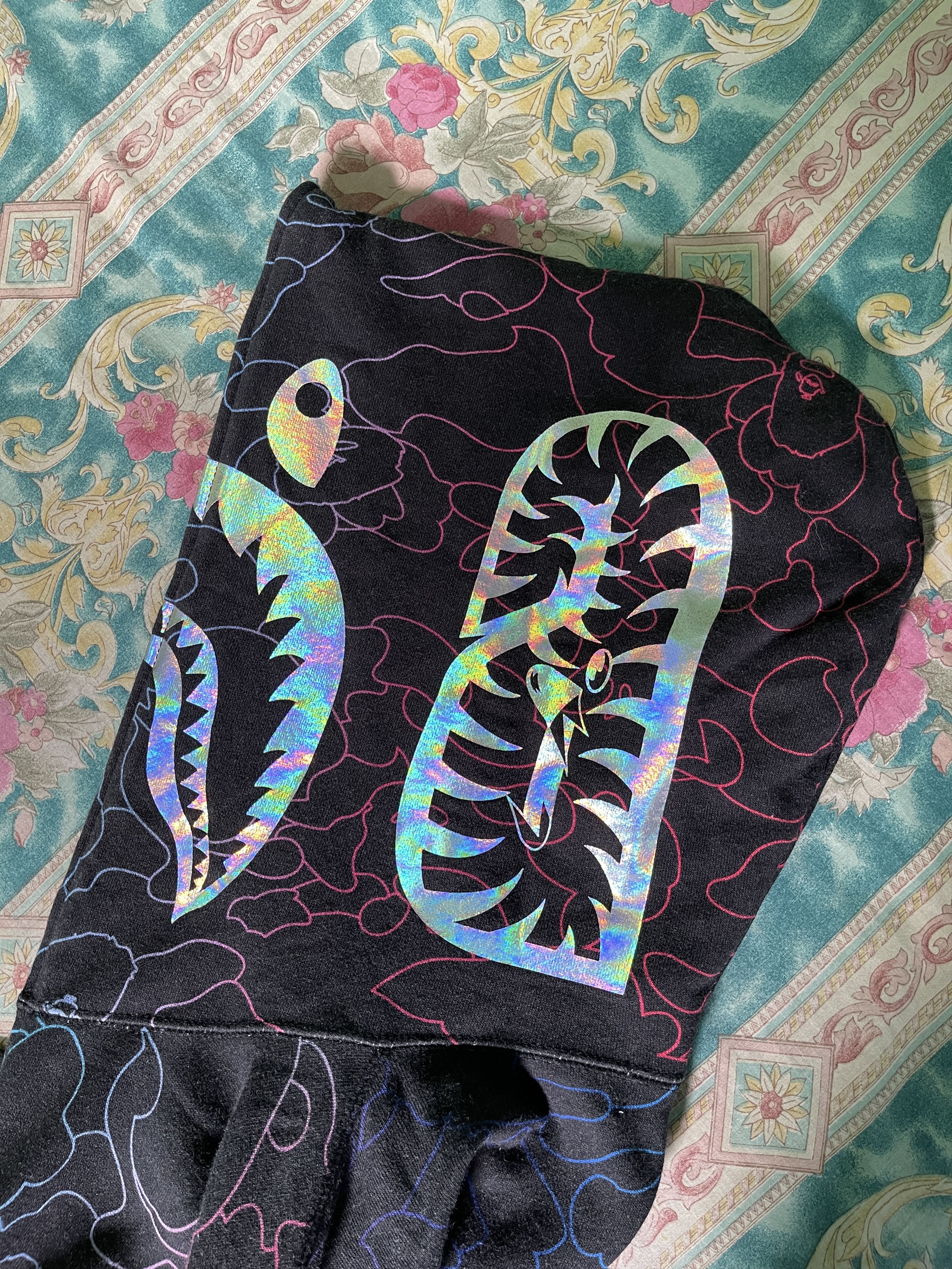 Bape Hoodie Bape Shark Stencil Camo Size US L / EU 52-54 / 3 - 8 Thumbnail