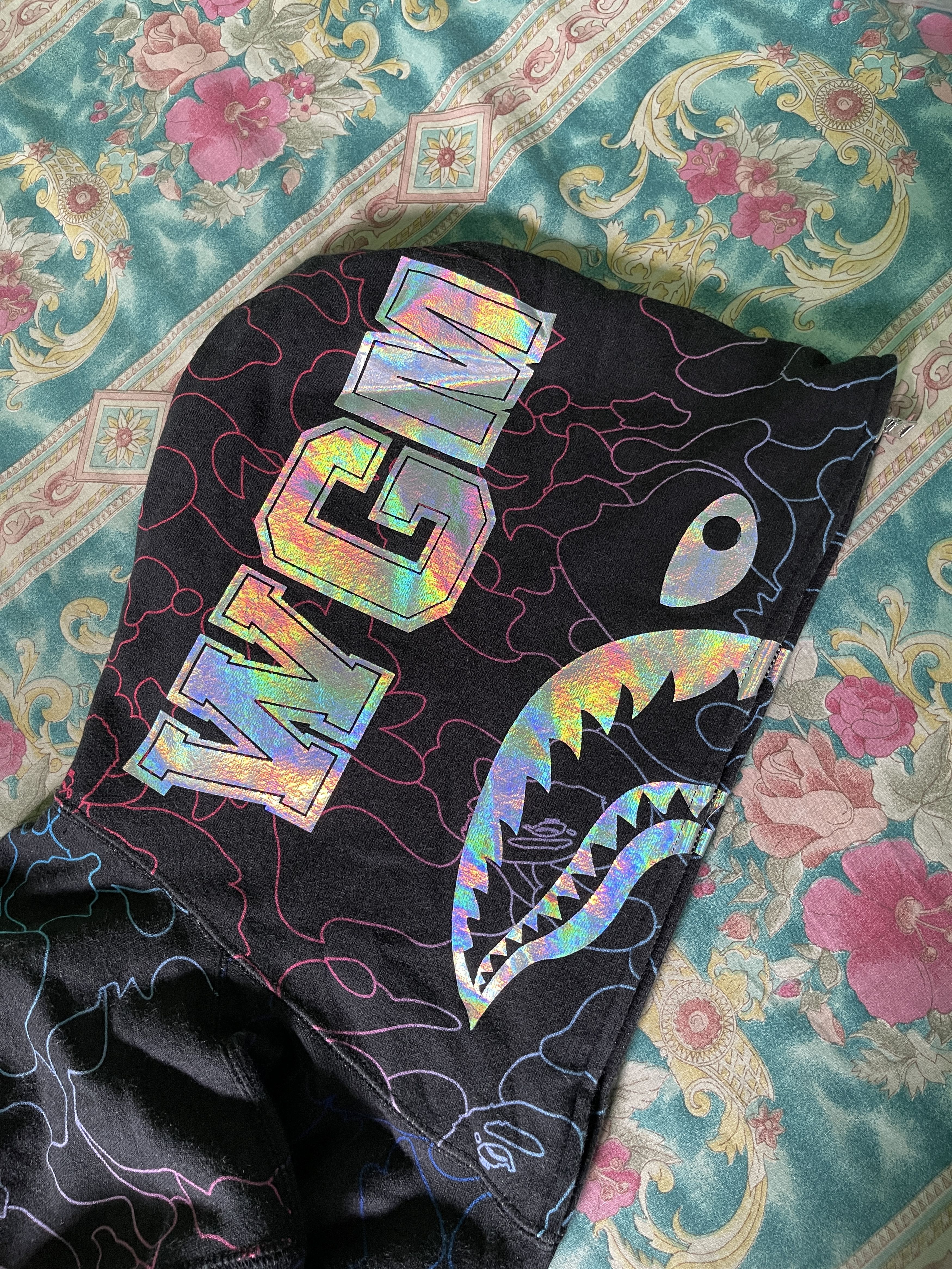 Bape Hoodie Bape Shark Stencil Camo Size US L / EU 52-54 / 3 - 9 Thumbnail