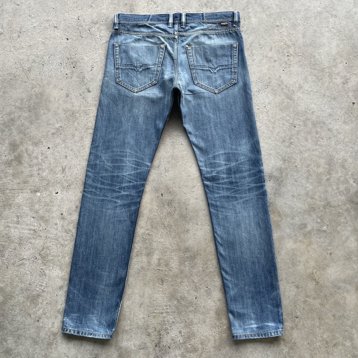 Diesel Vintage Diesel Industry Faded Denim Jeans Pants Fly Button Size US 33 - 15 Thumbnail