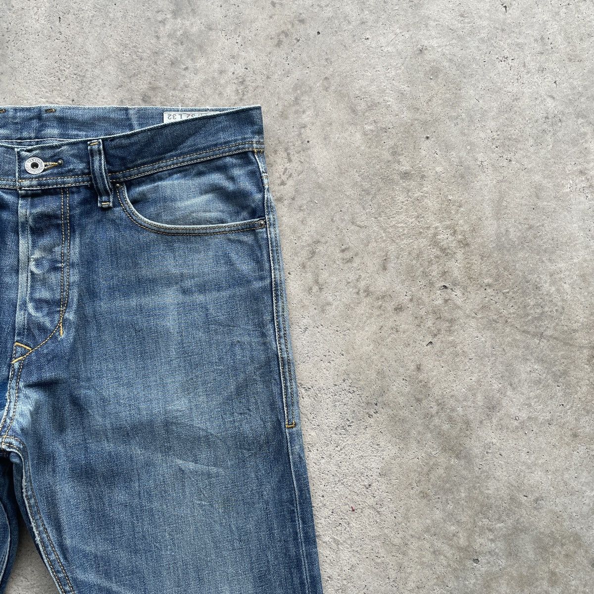 Diesel Vintage Diesel Industry Faded Denim Jeans Pants Fly Button Size US 33 - 6 Thumbnail
