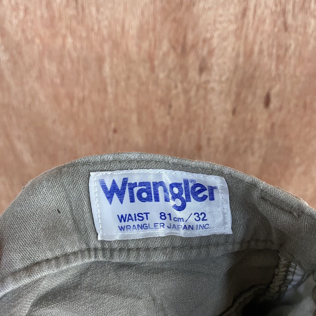 Wrangler DL Wrangler Grey Straight distressed sashiko Pants #c776 Size US 30 / EU 46 - 13 Thumbnail