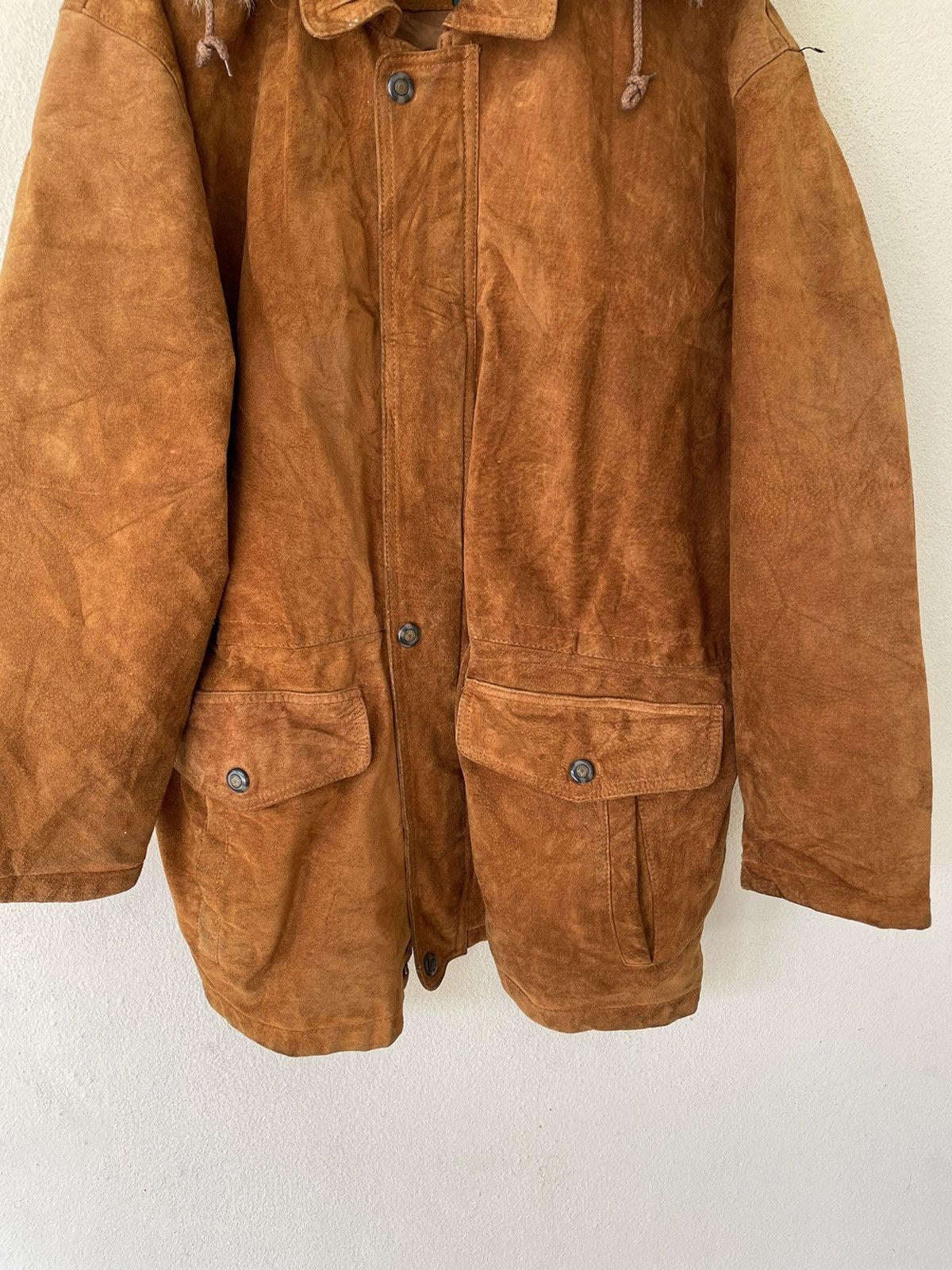 Japanese Brand GIVER LEATHER SURVIVAL PARKAS Size US M / EU 48-50 / 2 - 7 Thumbnail