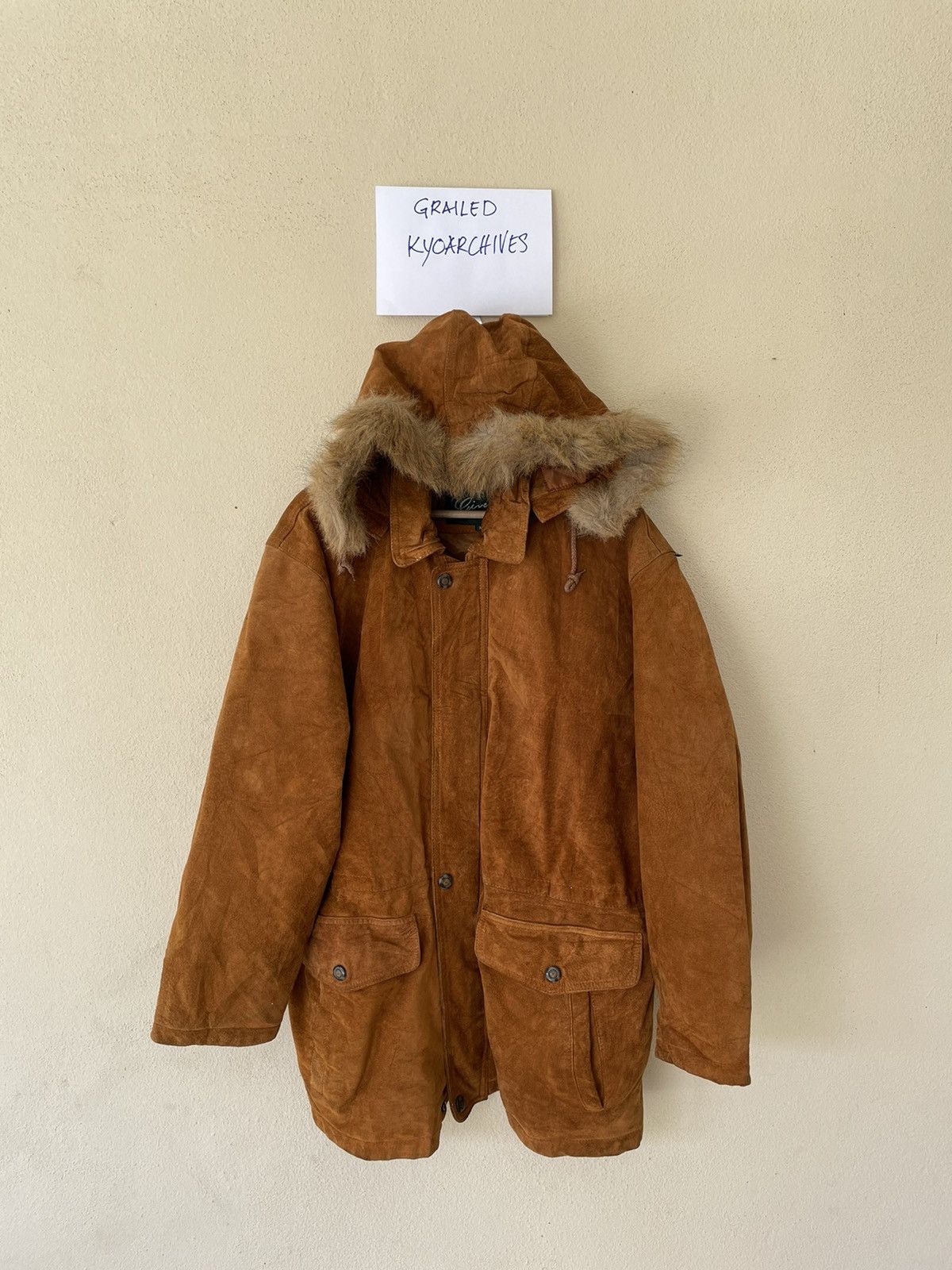 Japanese Brand GIVER LEATHER SURVIVAL PARKAS Size US M / EU 48-50 / 2 - 1 Thumbnail