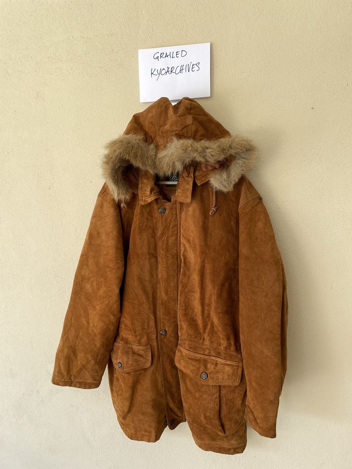 Japanese Brand GIVER LEATHER SURVIVAL PARKAS Size US M / EU 48-50 / 2 - 2 Thumbnail