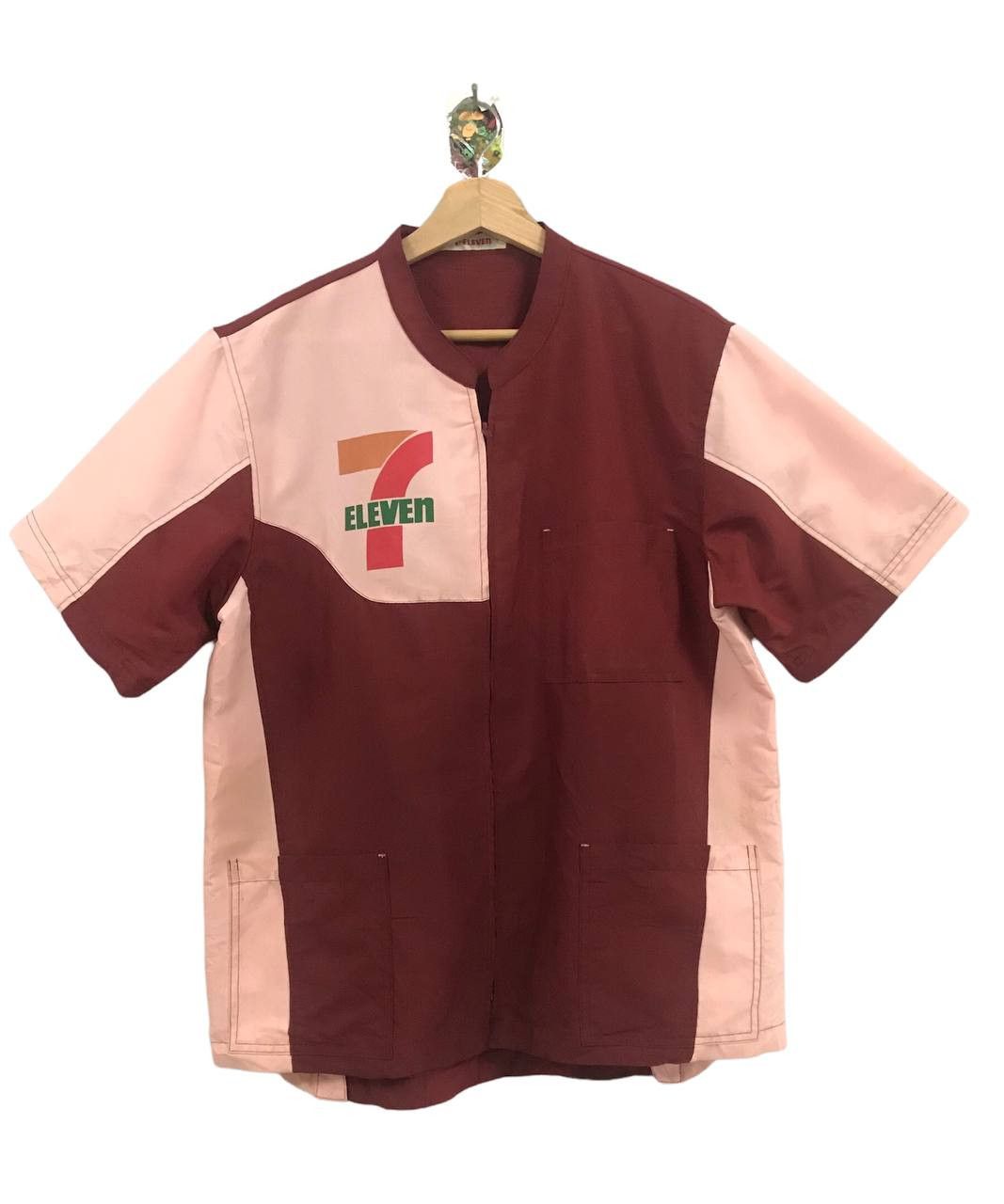 Vtg Seven Eleven Workers Shirt Style Fashion