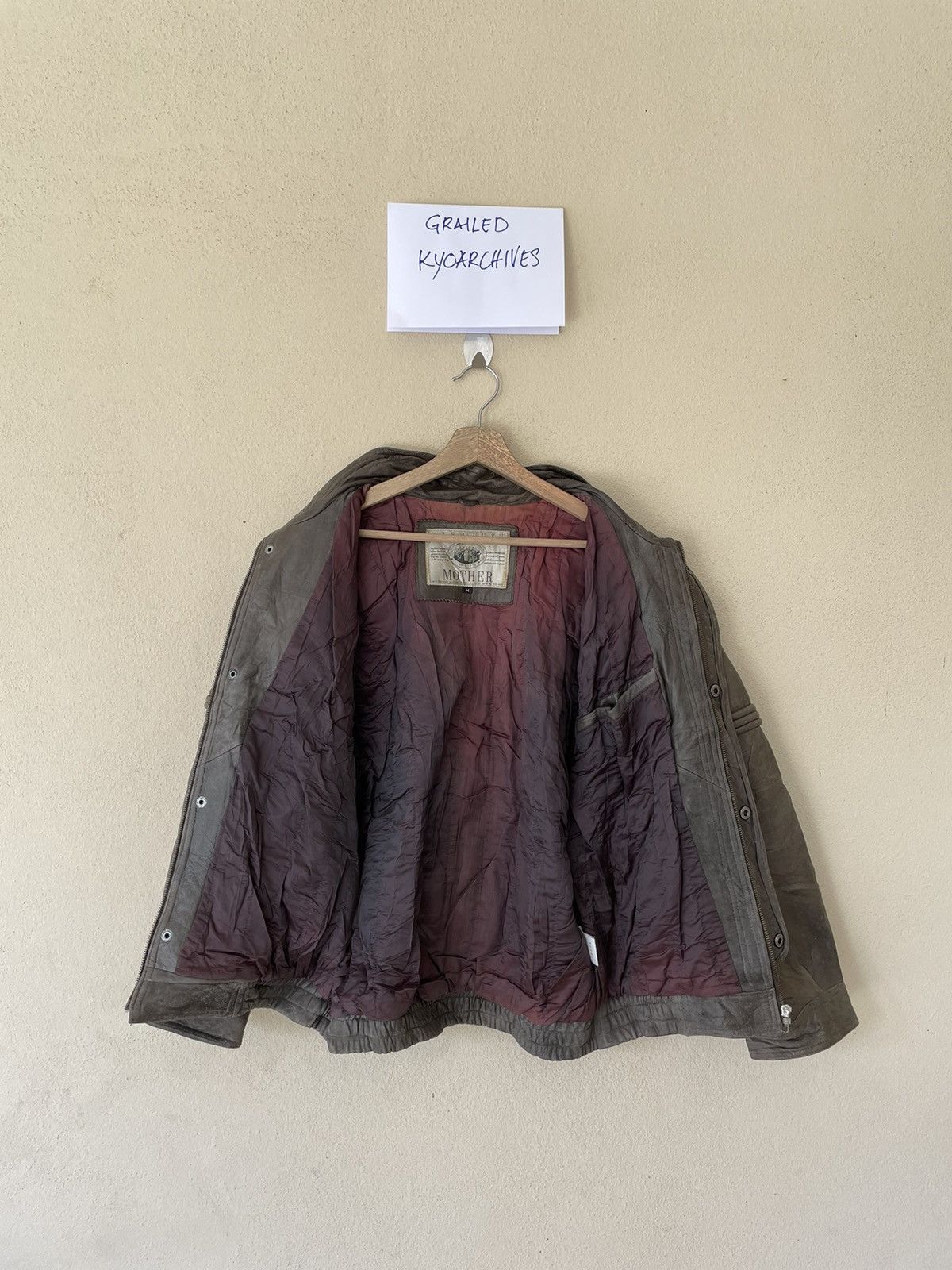 Japanese Brand HARAJUKU MOTHER LEATHER JACKET Size US L / EU 52-54 / 3 - 10 Thumbnail