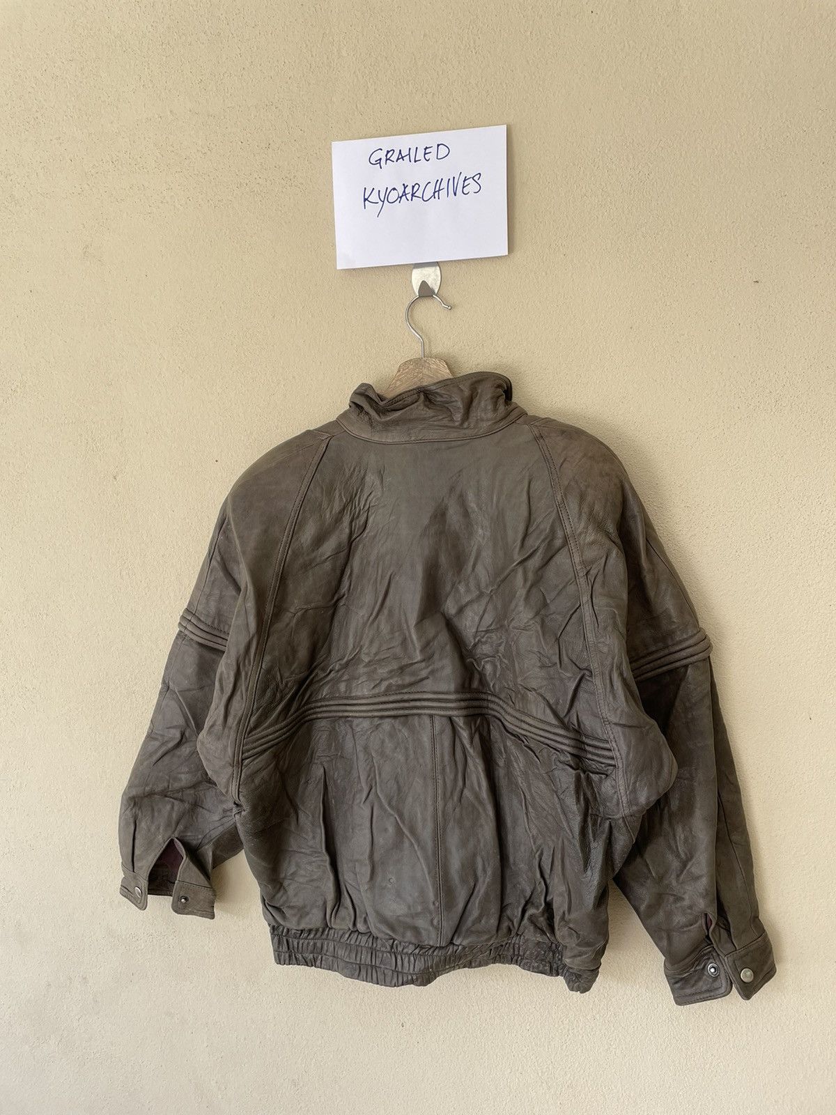 Japanese Brand HARAJUKU MOTHER LEATHER JACKET Size US L / EU 52-54 / 3 - 5 Thumbnail