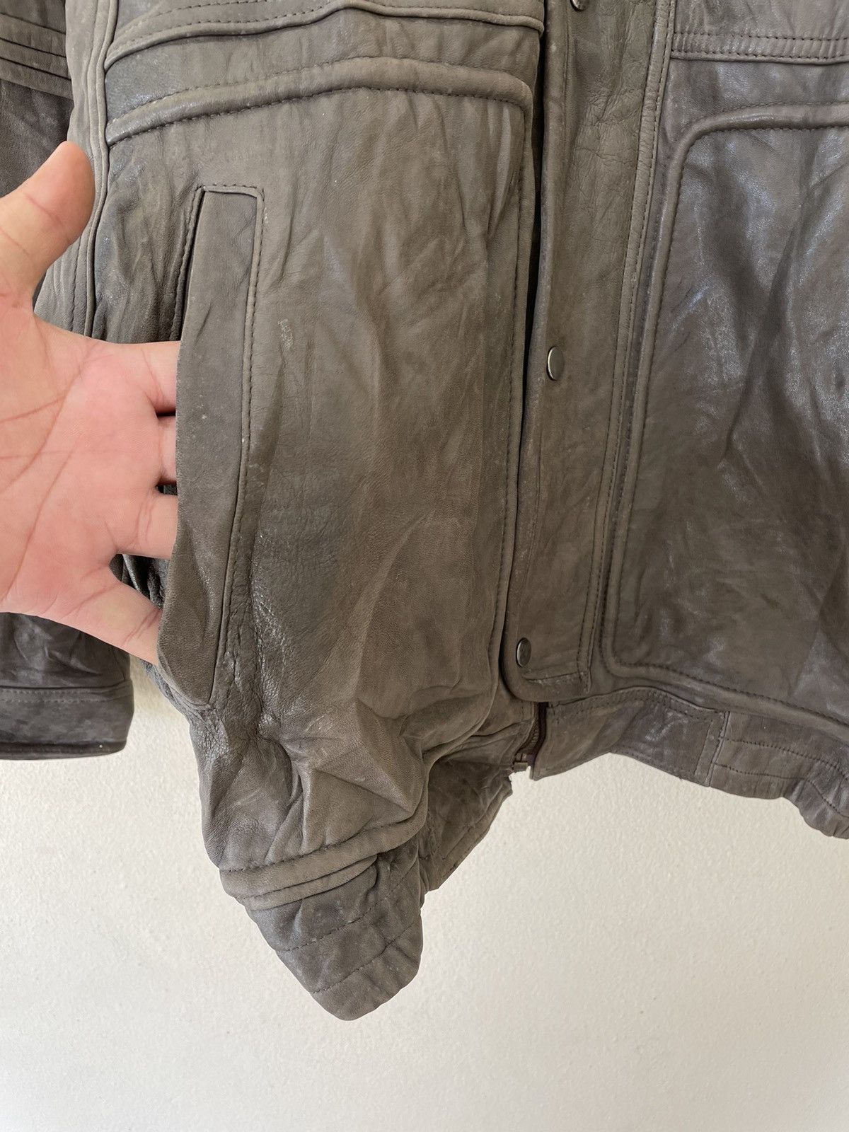 Japanese Brand HARAJUKU MOTHER LEATHER JACKET Size US L / EU 52-54 / 3 - 8 Thumbnail