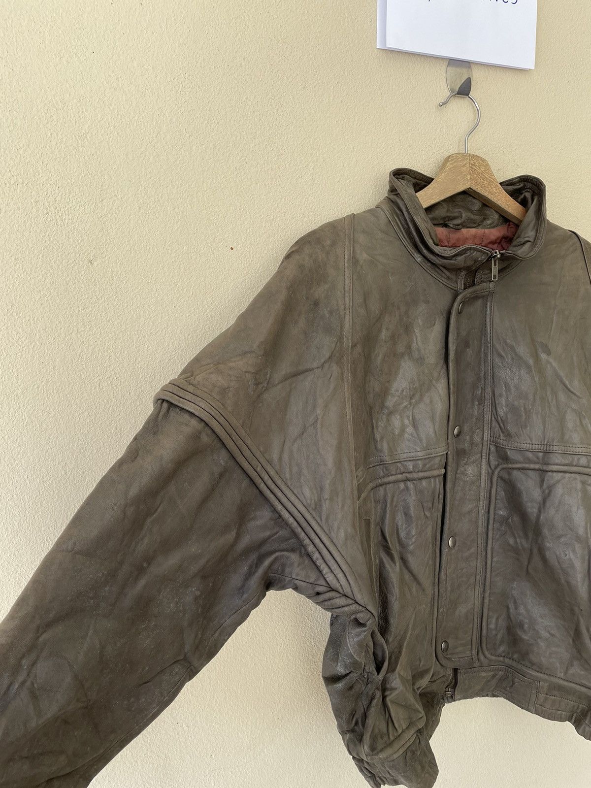 Japanese Brand HARAJUKU MOTHER LEATHER JACKET Size US L / EU 52-54 / 3 - 7 Thumbnail