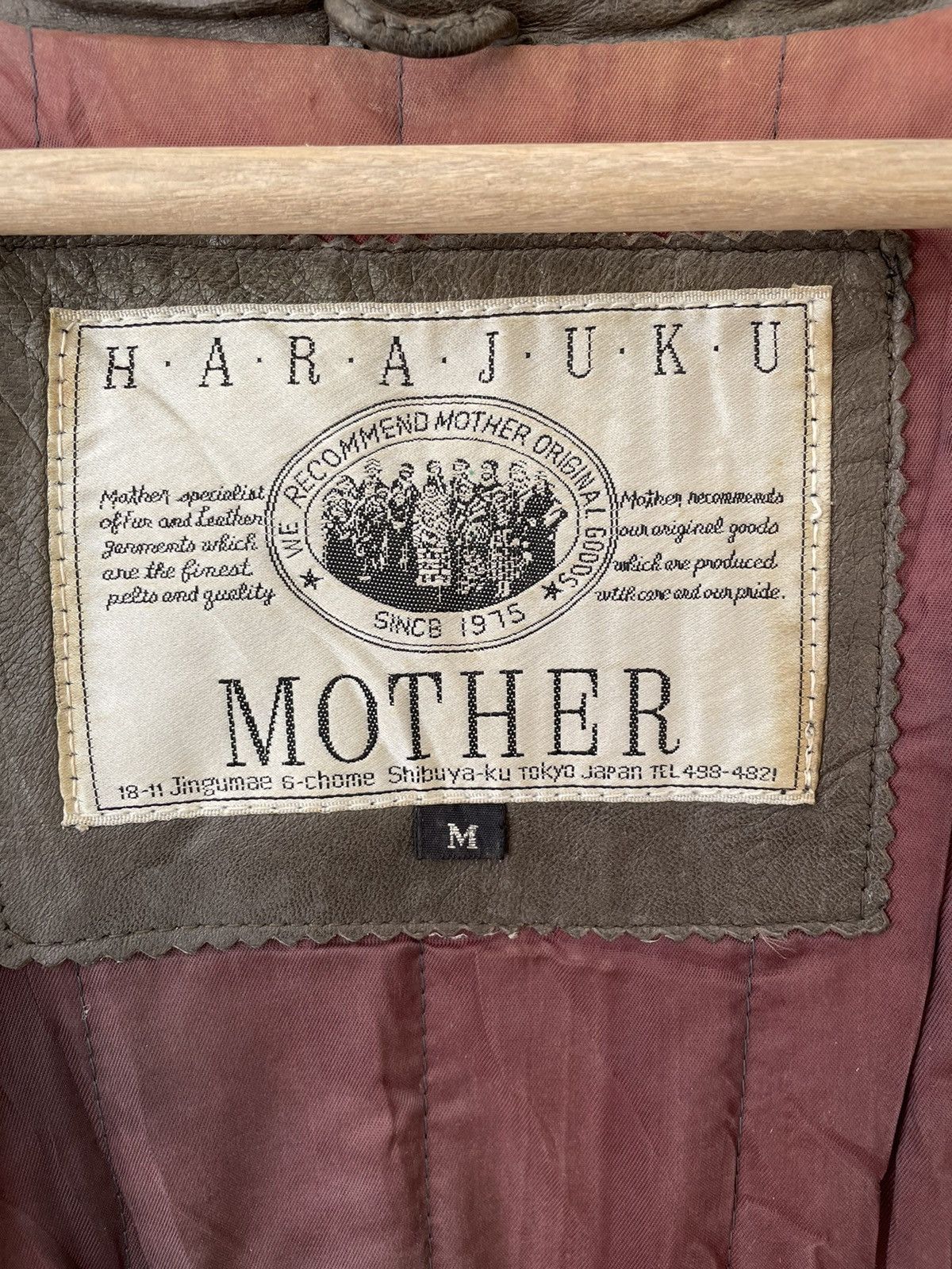 Japanese Brand HARAJUKU MOTHER LEATHER JACKET Size US L / EU 52-54 / 3 - 12 Thumbnail